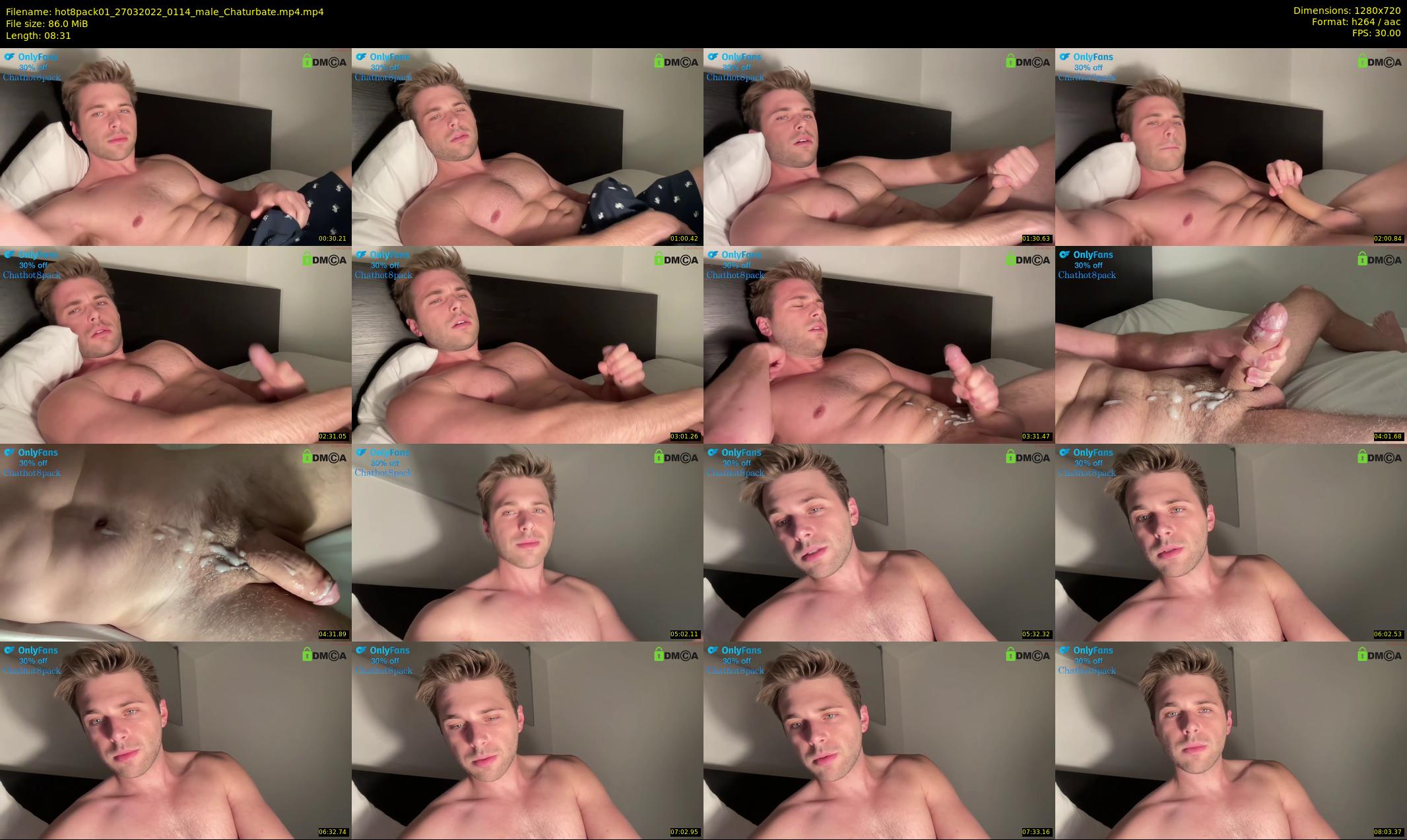 hot8pack01 — 9 minute Chaturbate male cam show recording, 720p, Mar 27, 2022