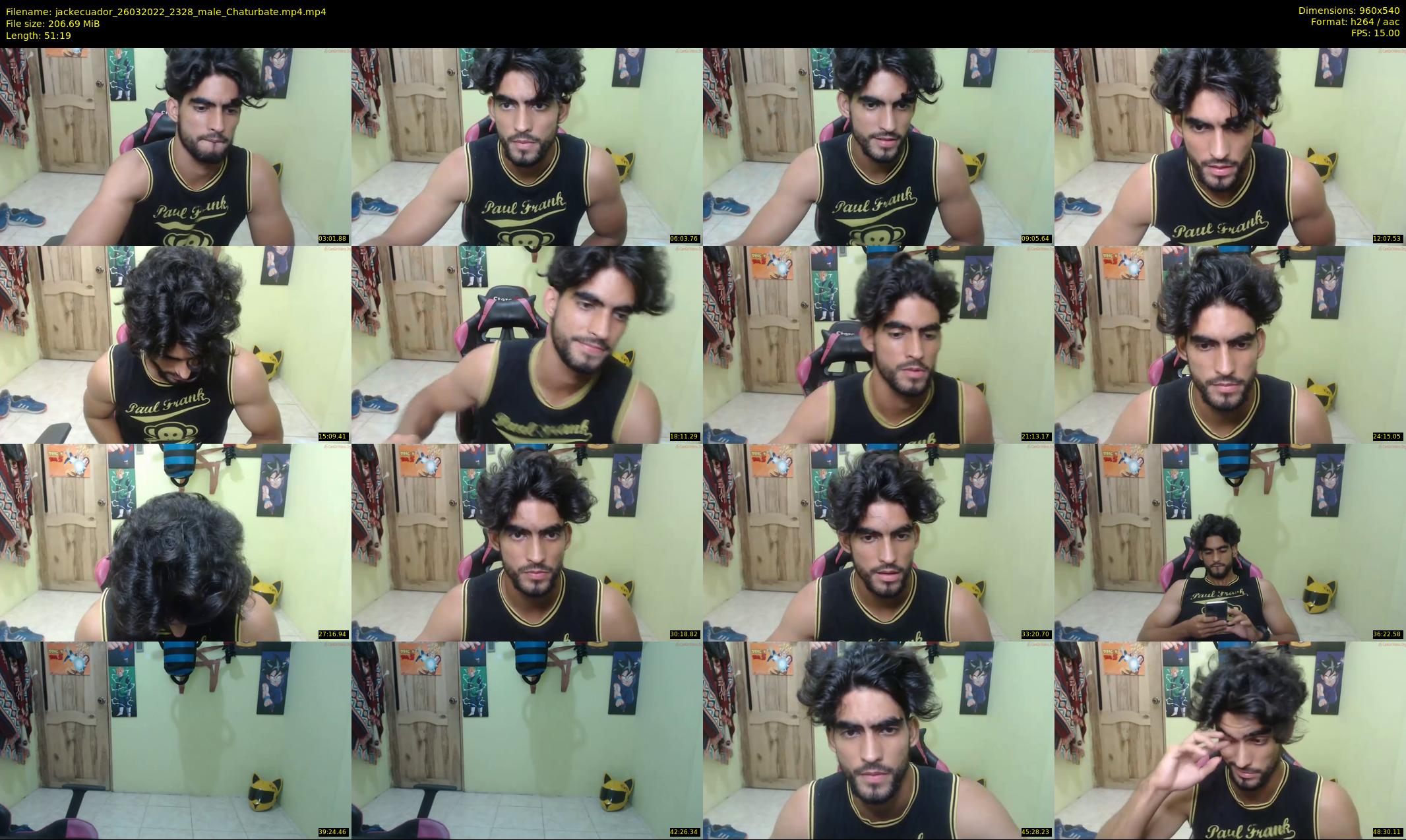 jackecuador — 52 minute Chaturbate male cam show recording, 480p, Mar 26, 2022
