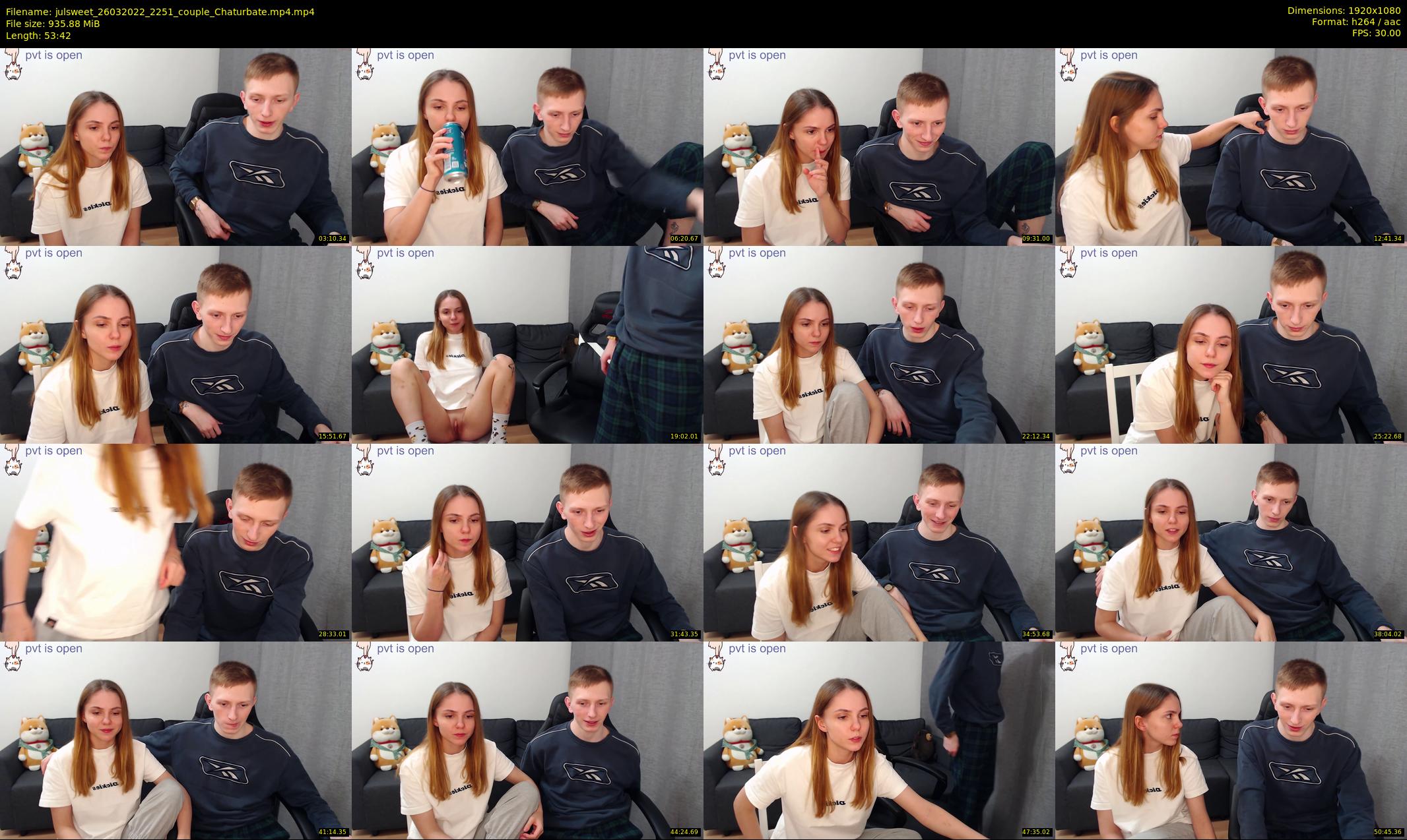 julsweet — 54 minute Chaturbate male cam show recording, 1080p, Mar 26, 2022