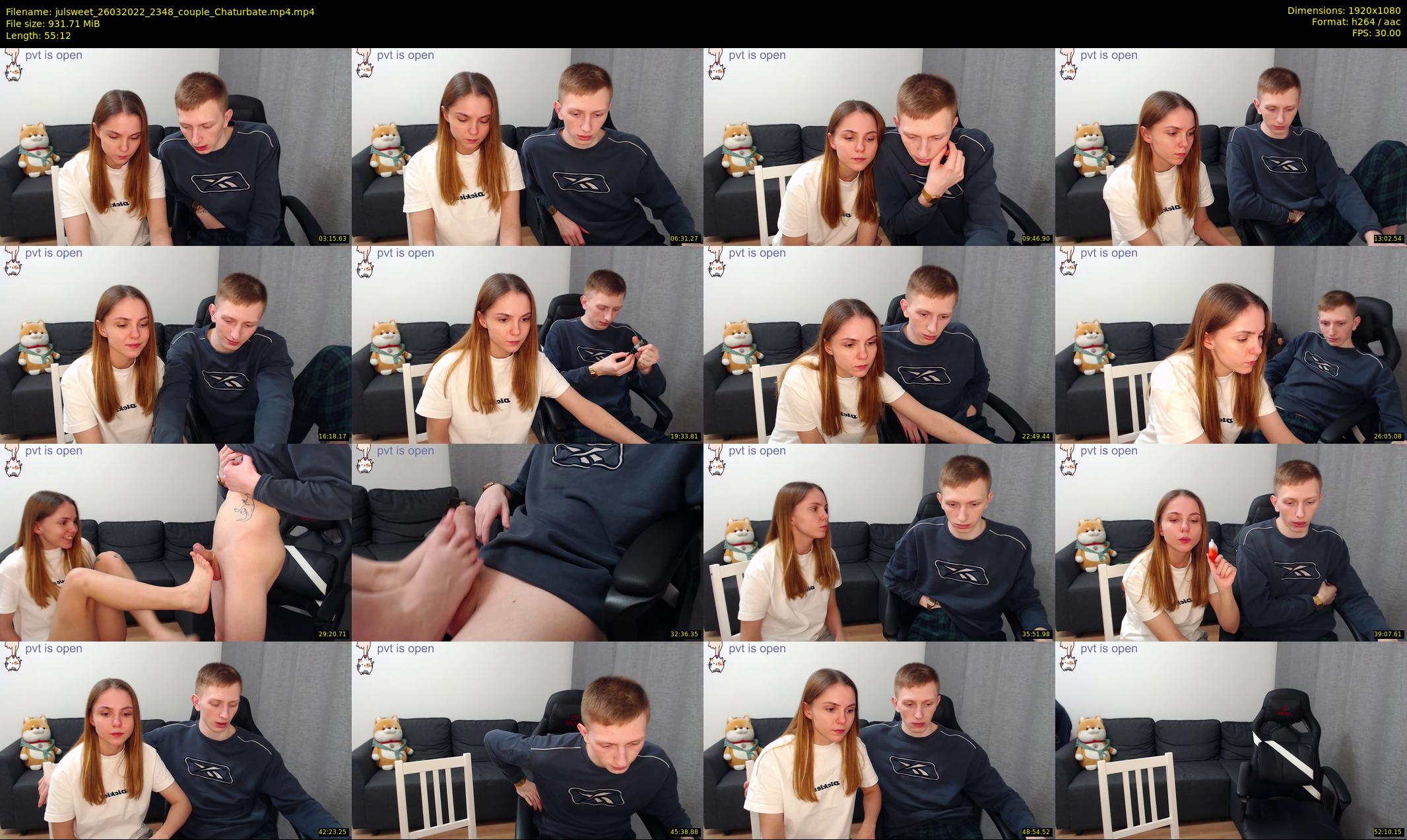 julsweet — 56 minute Chaturbate male cam show recording, 1080p, Mar 26, 2022