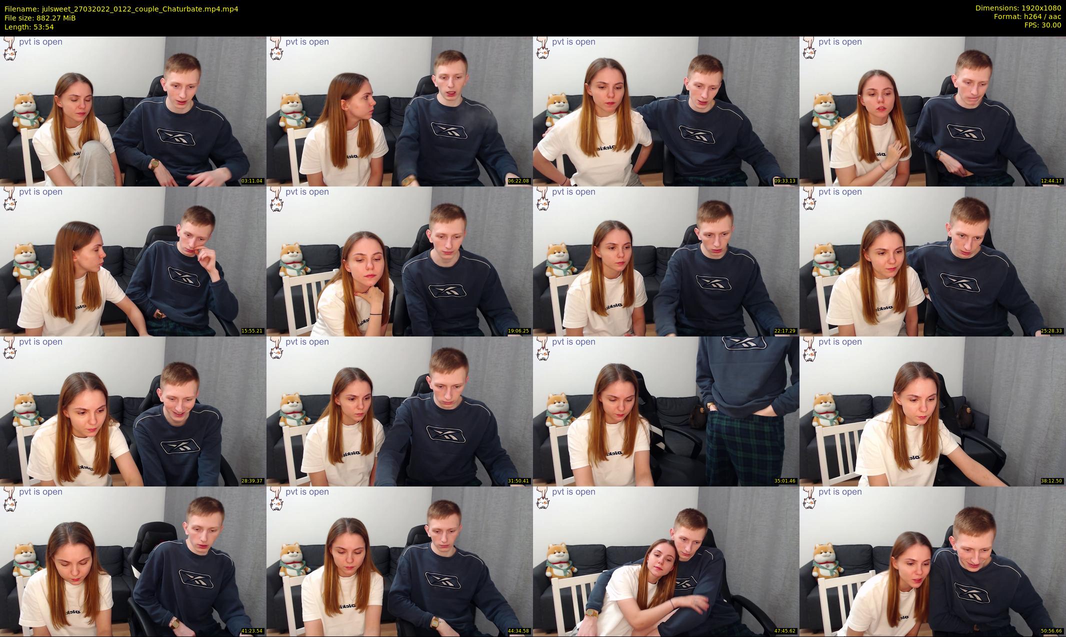 julsweet — 54 minute Chaturbate male cam show recording, 1080p, Mar 27, 2022