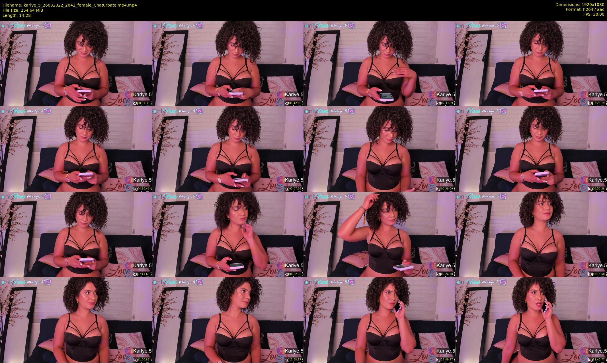 karlye_5 — 15 minute Chaturbate female cam show recording, 1080p, Mar 26, 2022