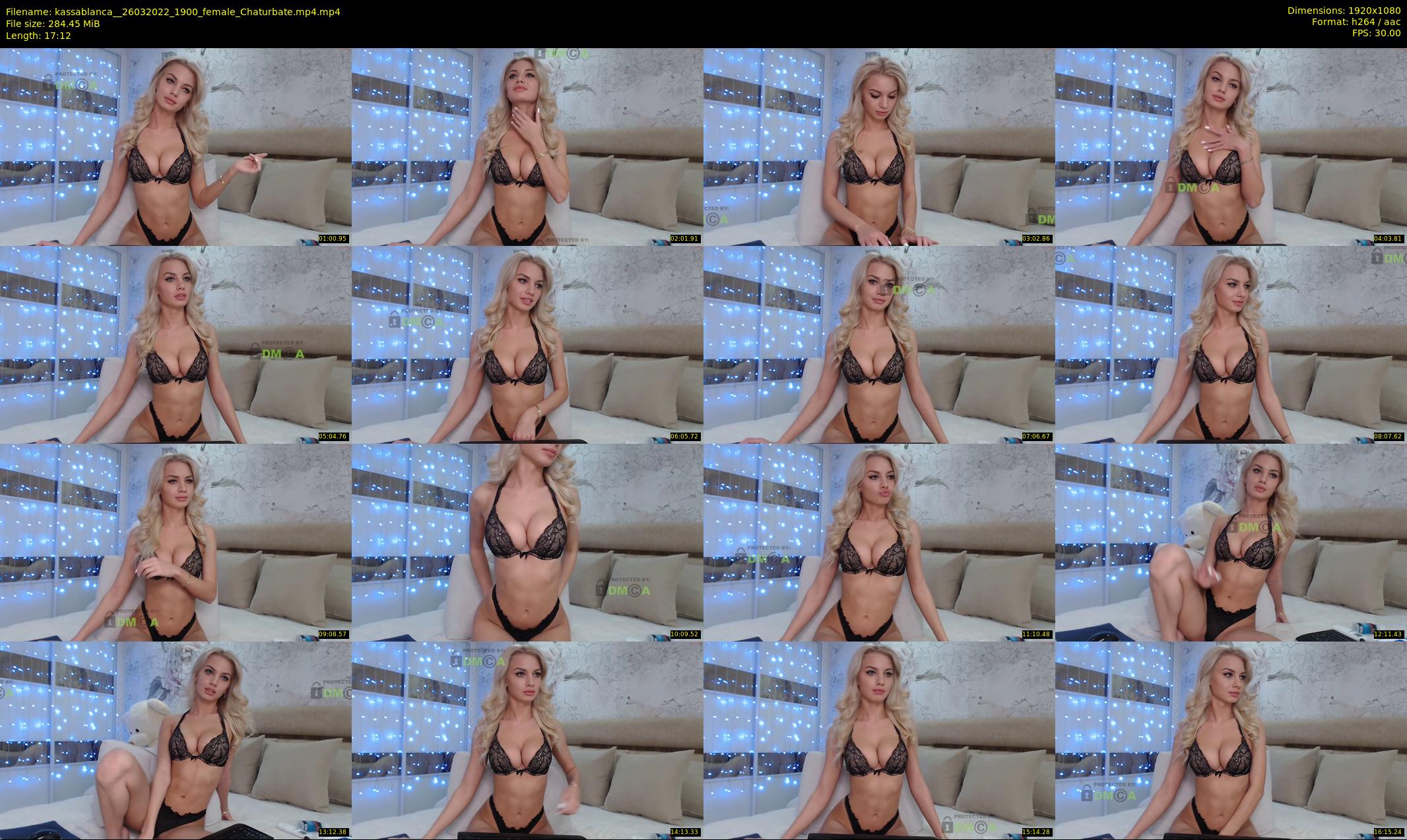 kassablanca_ — 18 minute Chaturbate female cam show recording, 1080p, Mar 26, 2022