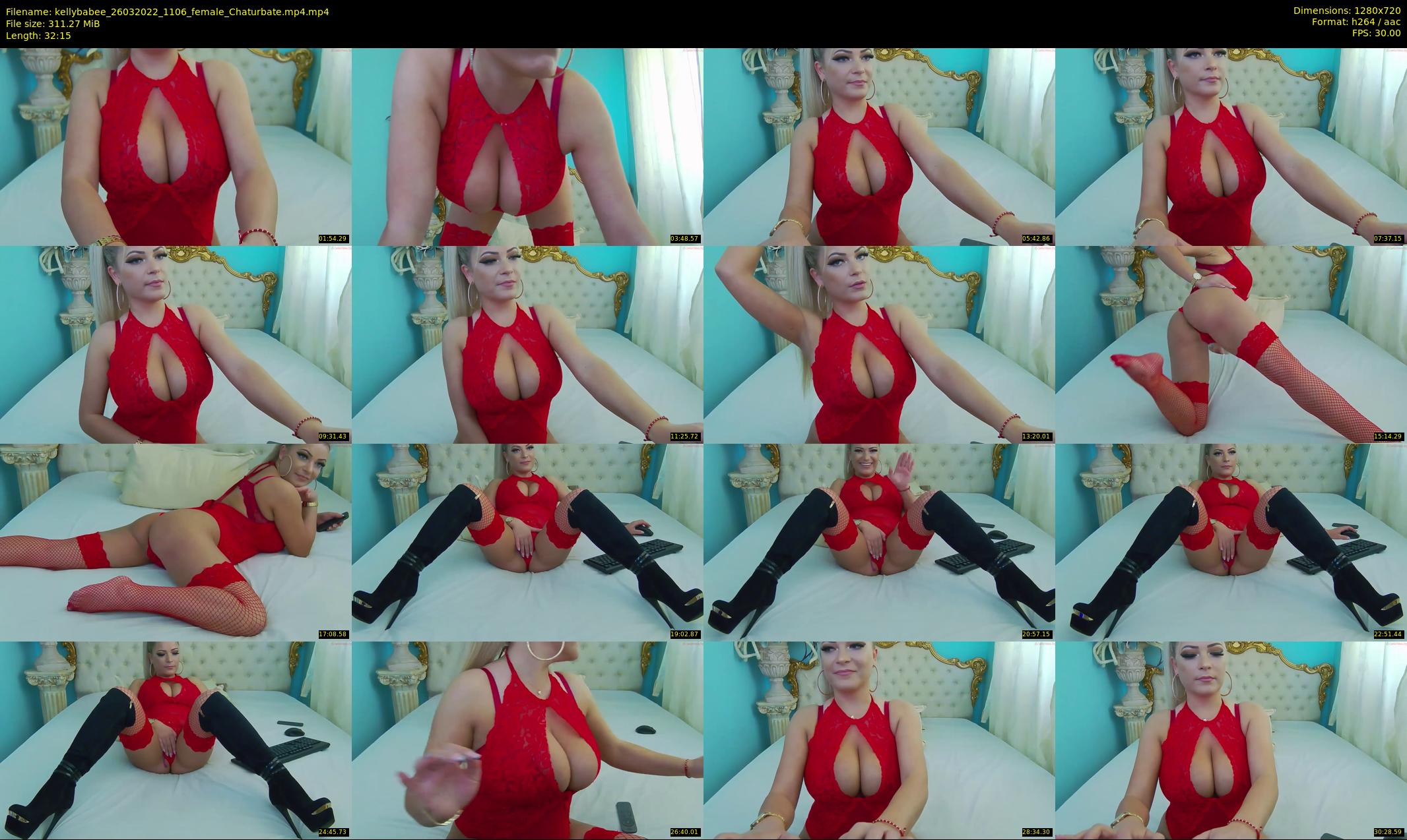 kellybabee — 33 minute Chaturbate female cam show recording, 720p, Mar 26, 2022