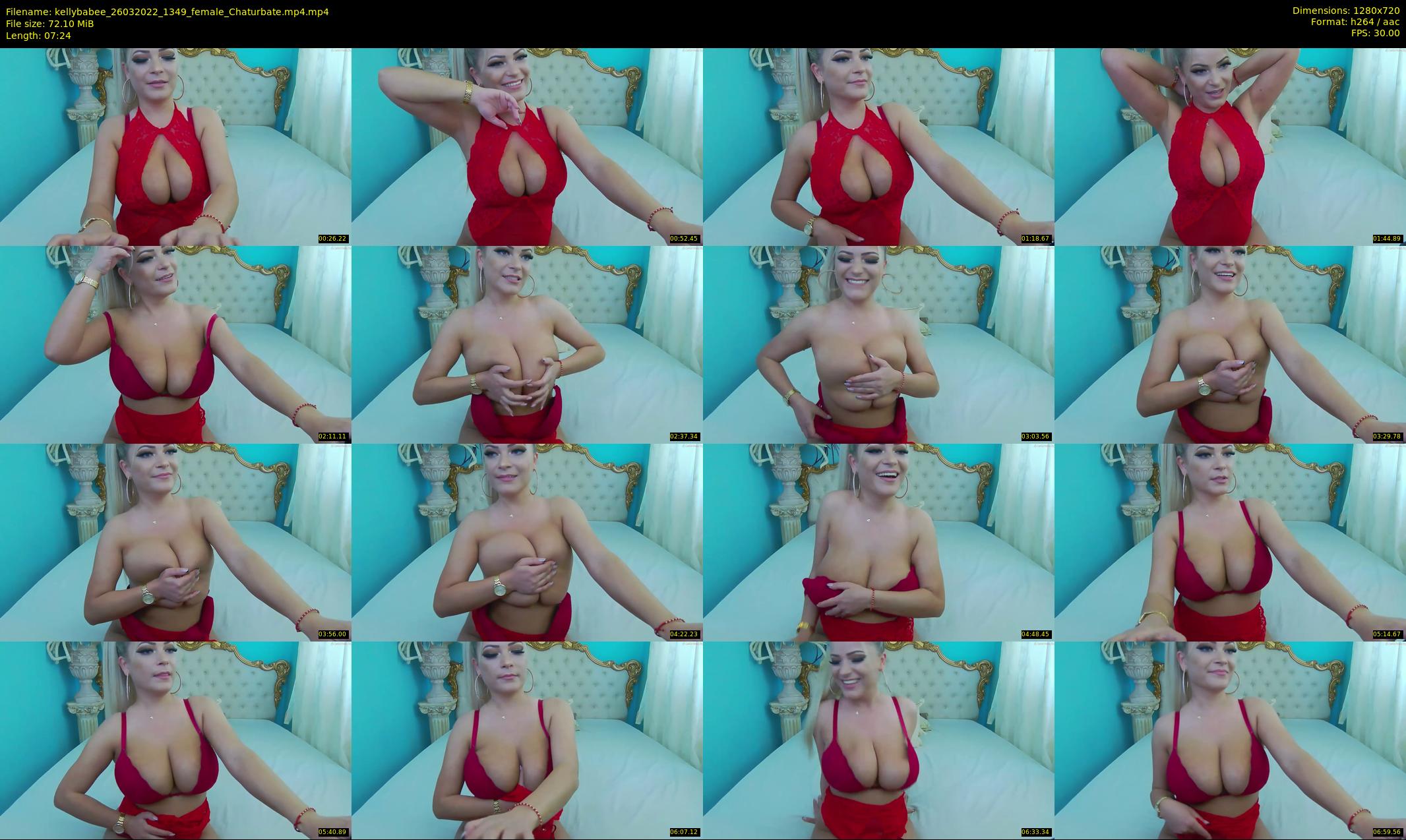 kellybabee — 8 minute Chaturbate female cam show recording, 720p, Mar 26, 2022