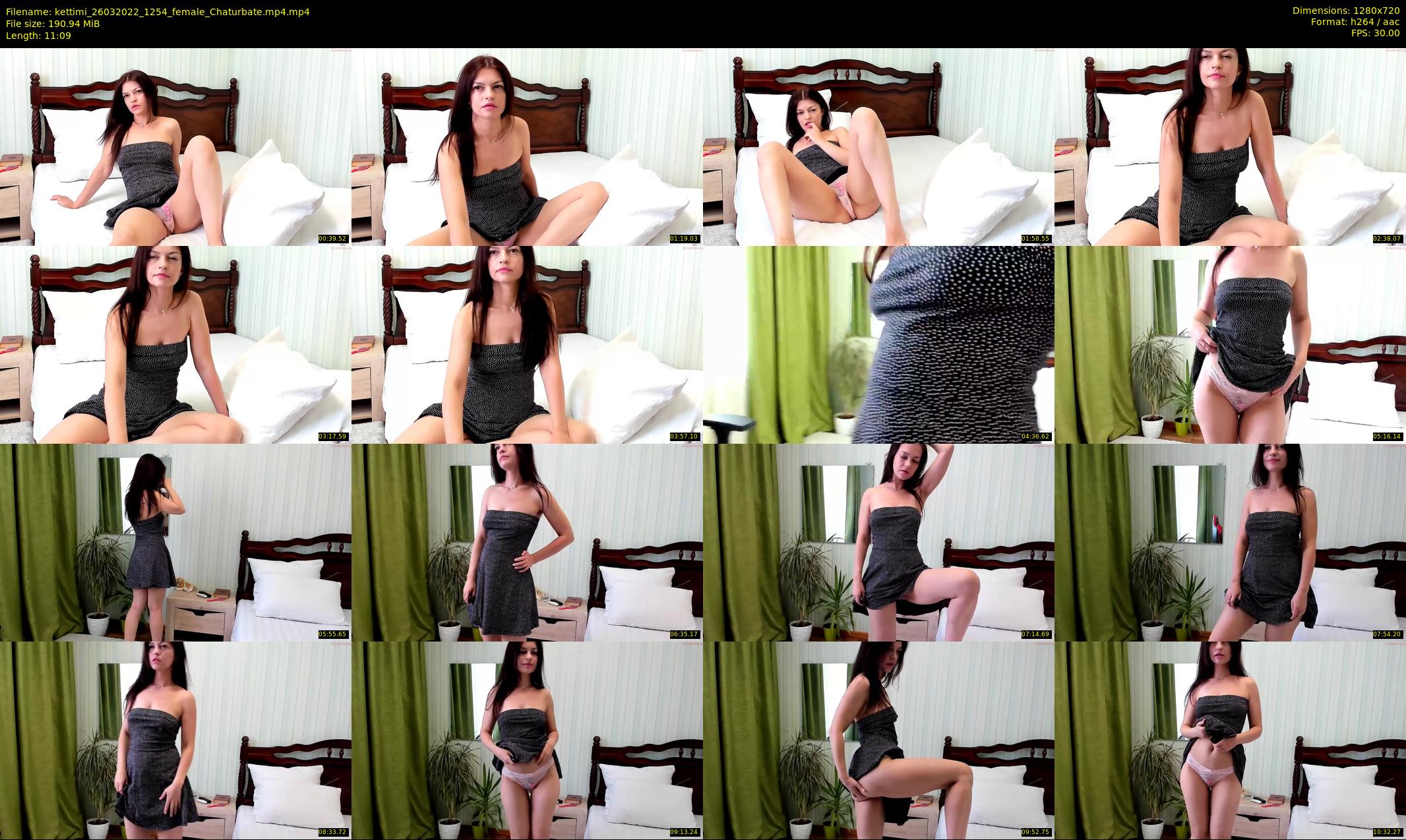 kettimi — 12 minute Chaturbate female cam show recording, 720p, Mar 26, 2022