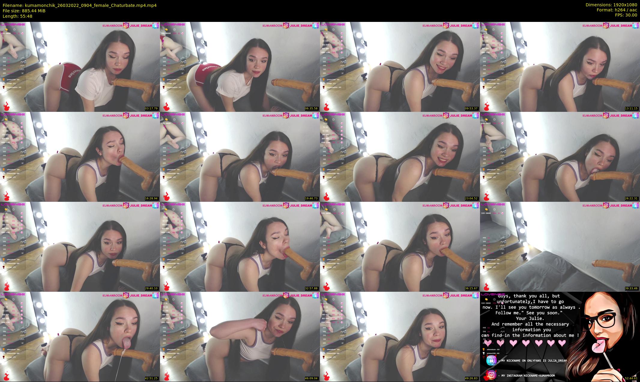 kumamonchik — 56 minute Chaturbate couple cam show recording, 1080p, Mar 26, 2022