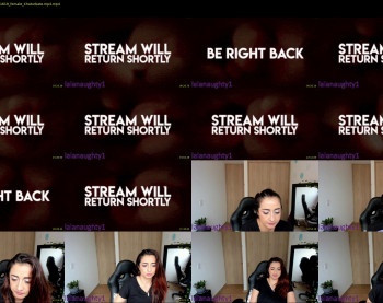 lalanaughty1 — 54 minute Chaturbate female cam show recording, 1080p, Mar 26, 2022