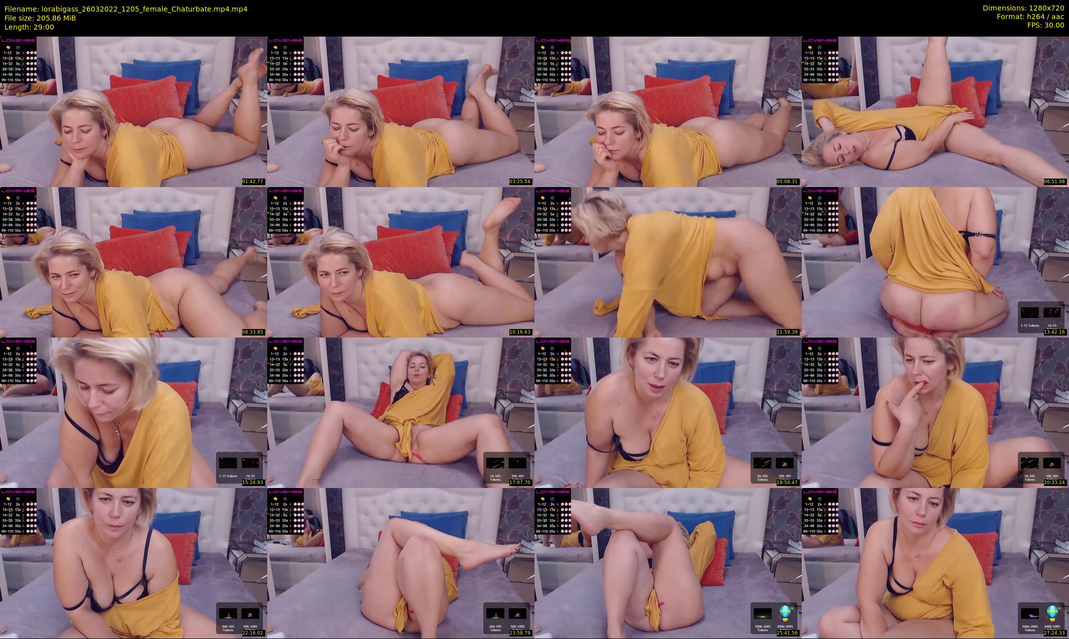 lorabigass — 29 minute Chaturbate female cam show recording, 720p, Mar 26, 2022