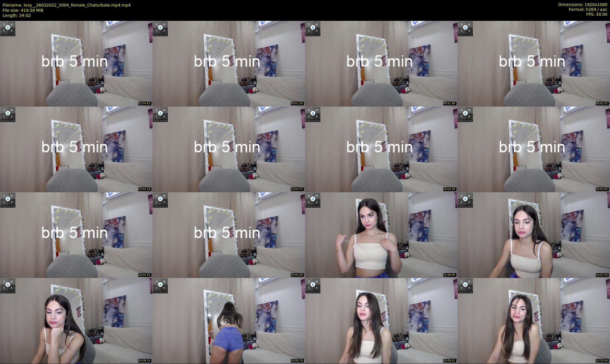 loxy_ — 35 minute Chaturbate female cam show recording, 1080p, Mar 26, 2022