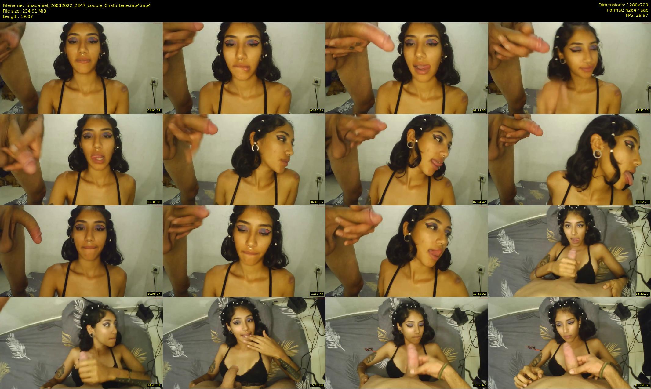 lunadaniel — 20 minute Chaturbate couple cam show recording, 720p, Mar 26, 2022