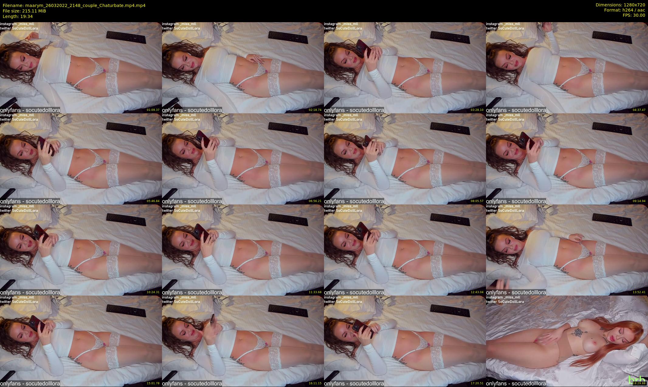 maarym — 20 minute Chaturbate couple cam show recording, 720p, Mar 26, 2022