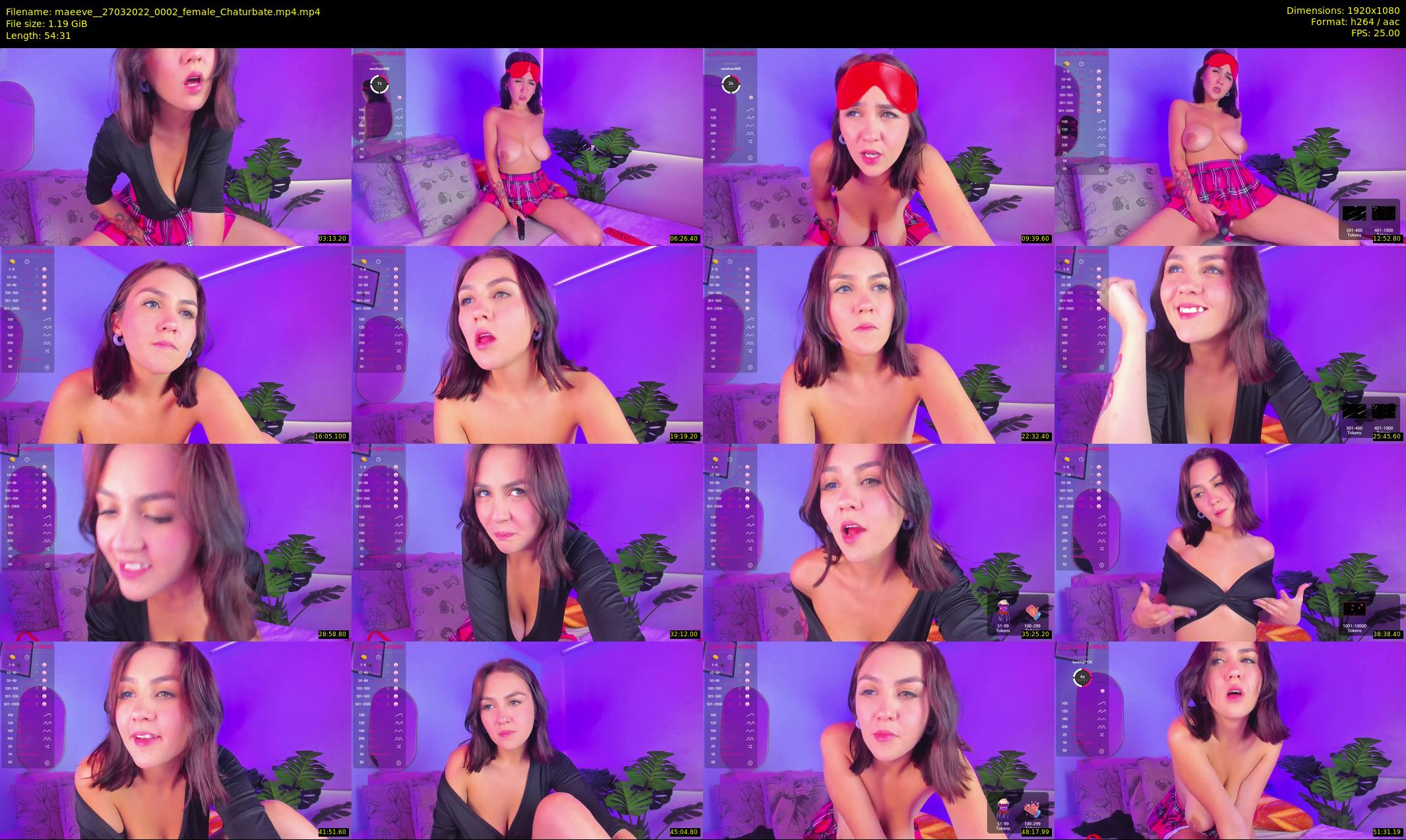 maeeve_ — 55 minute Chaturbate female cam show recording, 1080p, Mar 27, 2022