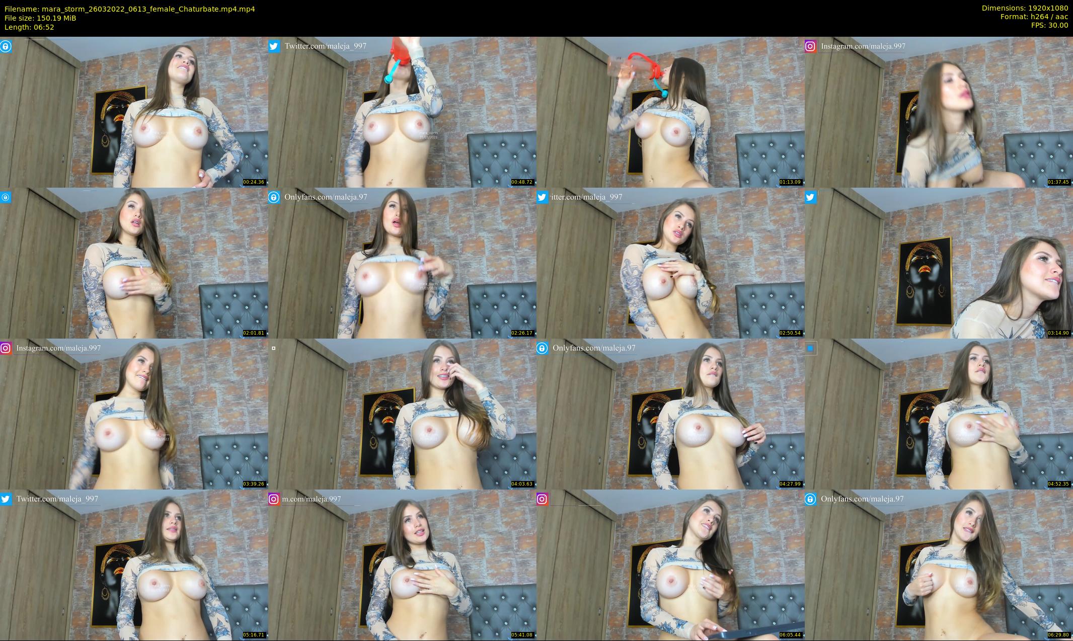 mara_storm — 7 minute Chaturbate female cam show recording, 1080p, Mar 26, 2022