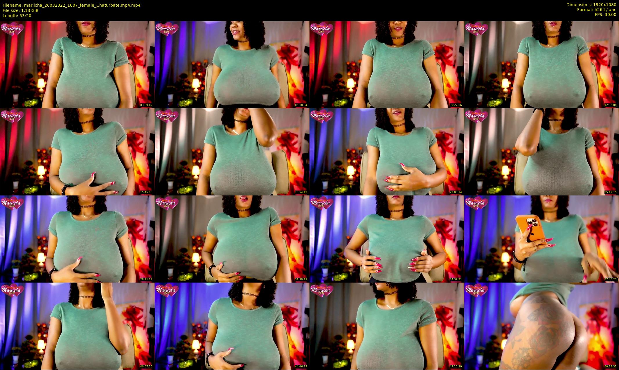 mariicha — 54 minute Chaturbate female cam show recording, 1080p, Mar 26, 2022