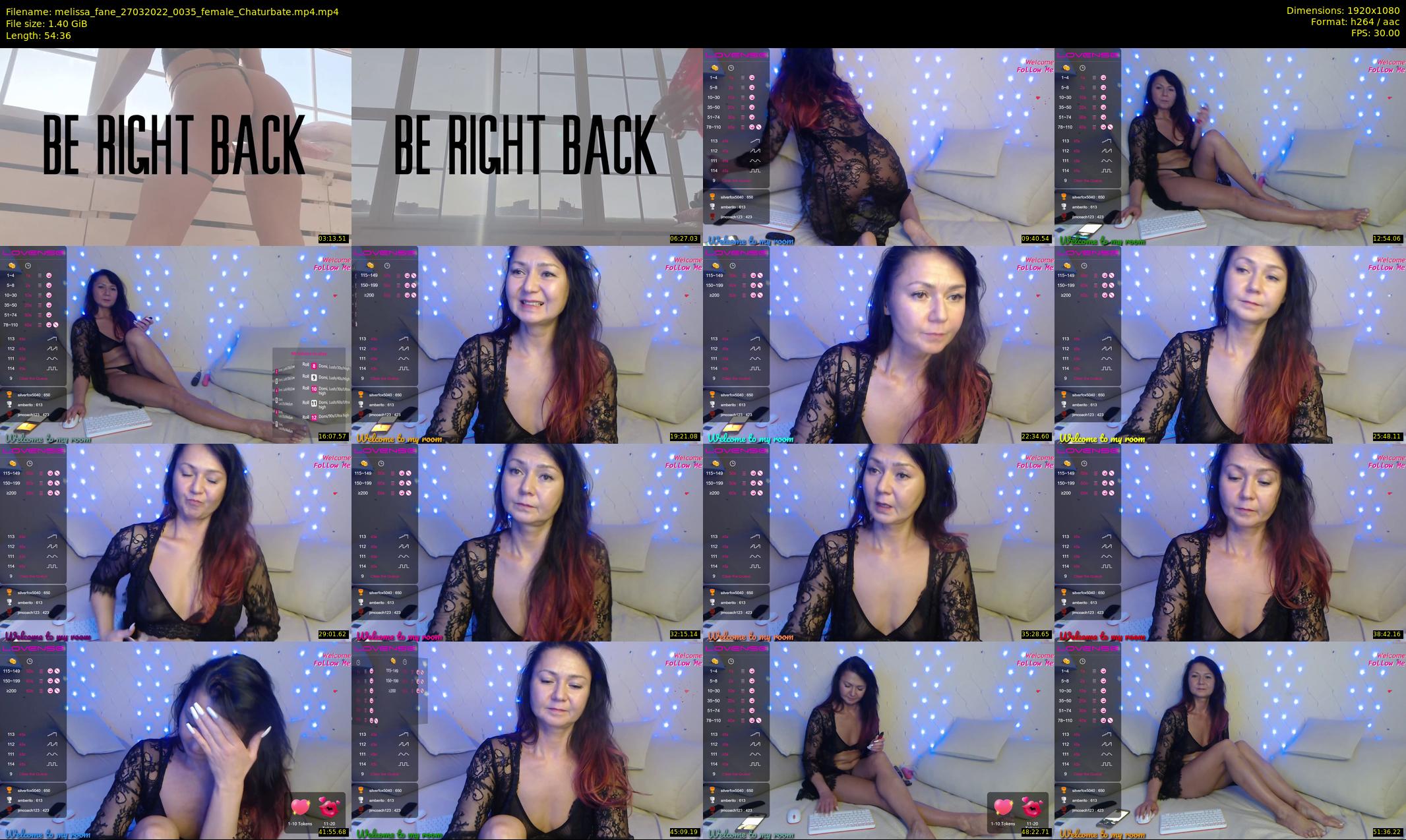 melissa_fane — 55 minute Chaturbate female cam show recording, 1080p, Mar 27, 2022