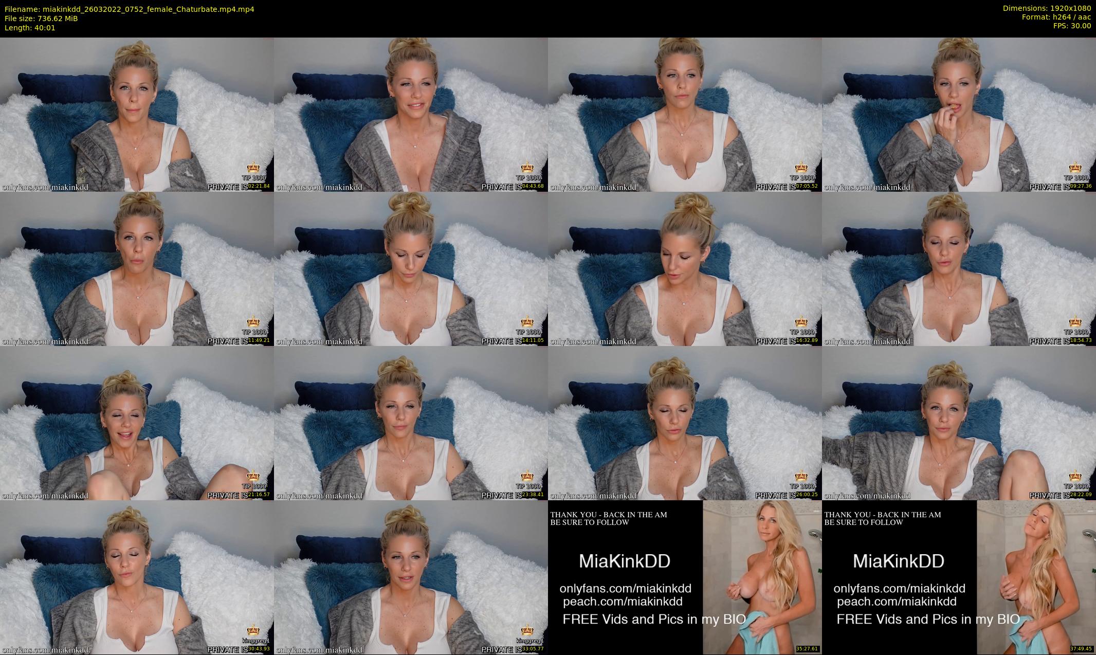 miakinkdd — 41 minute Chaturbate female cam show recording, 1080p, Mar 26, 2022