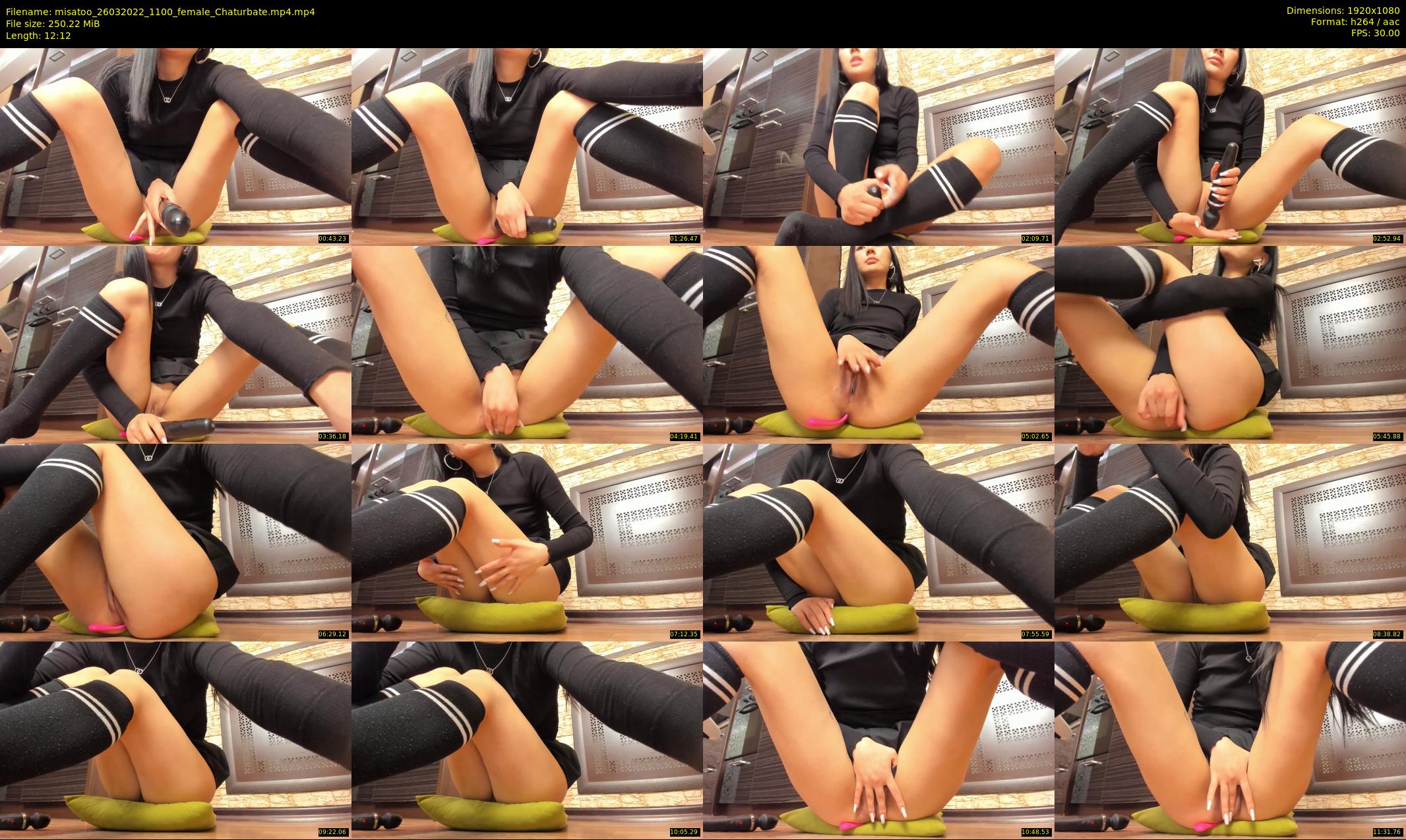 misatoo — 13 minute Chaturbate female cam show recording, 1080p, Mar 26, 2022