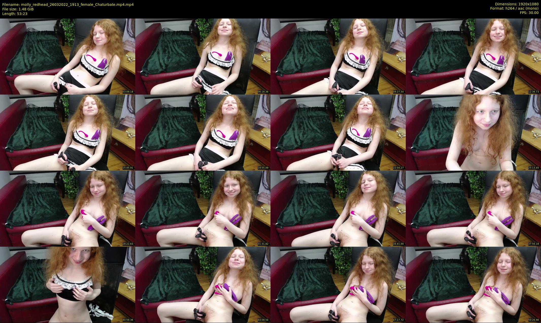 molly_redhead — 54 minute Chaturbate female cam show recording, 1080p, Mar 26, 2022