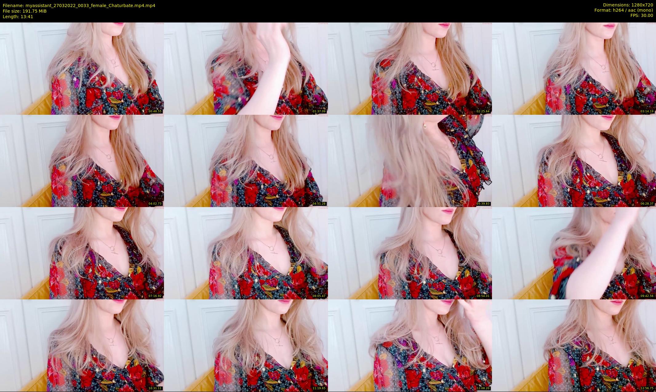 myassistant — 14 minute Chaturbate female cam show recording, 720p, Mar 27, 2022