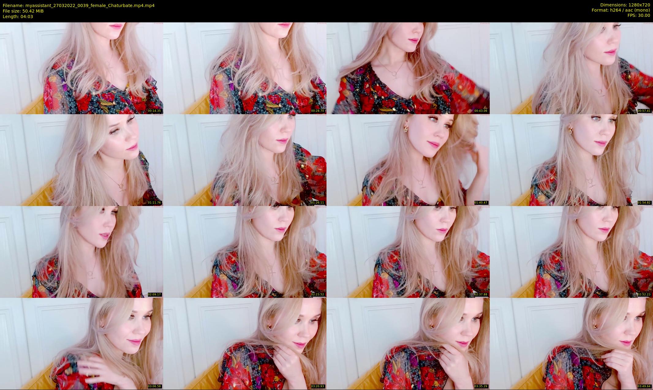 myassistant — 5 minute Chaturbate female cam show recording, 720p, Mar 27, 2022