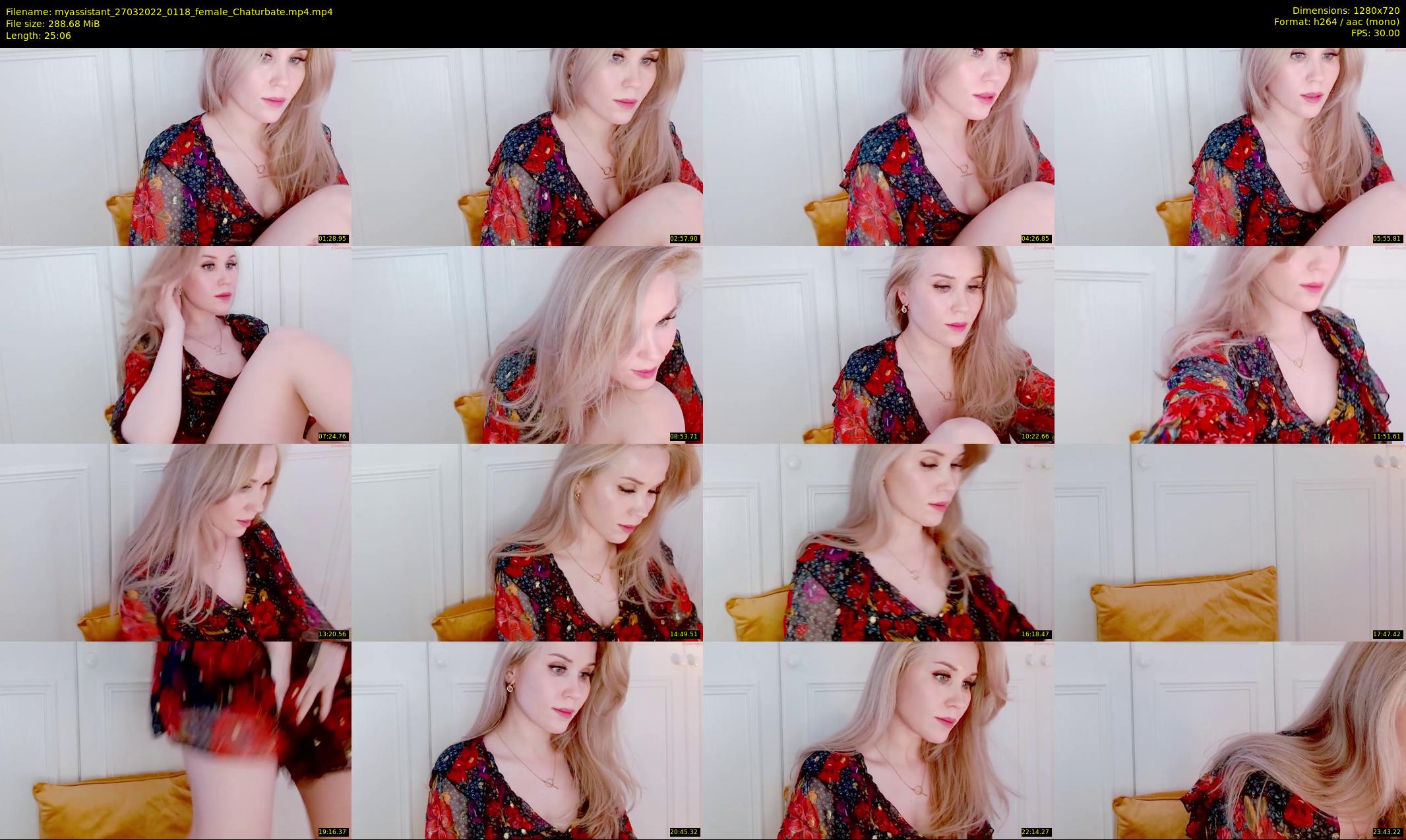 myassistant — 26 minute Chaturbate female cam show recording, 720p, Mar 27, 2022
