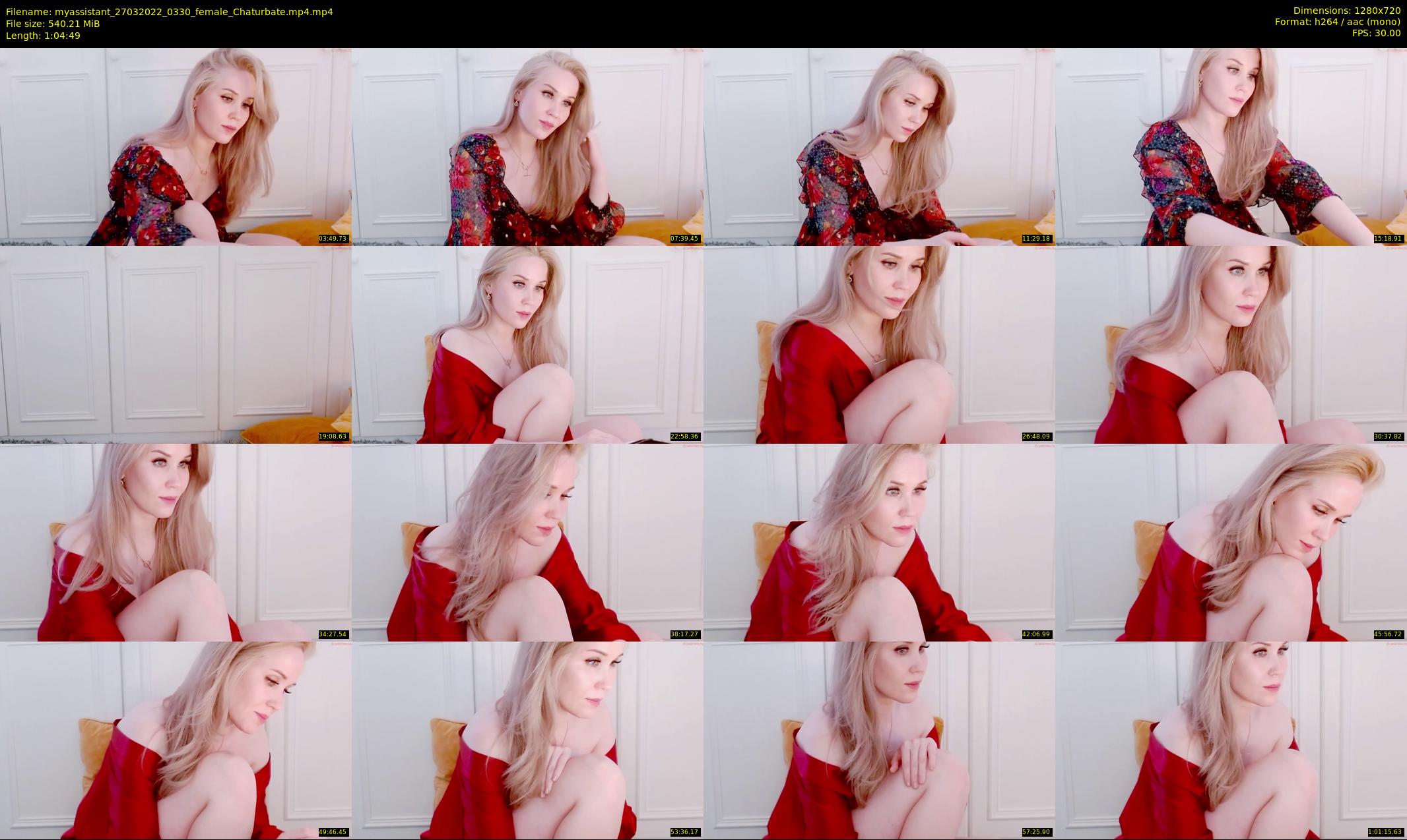 myassistant — 65 minute Chaturbate female cam show recording, 720p, Mar 27, 2022
