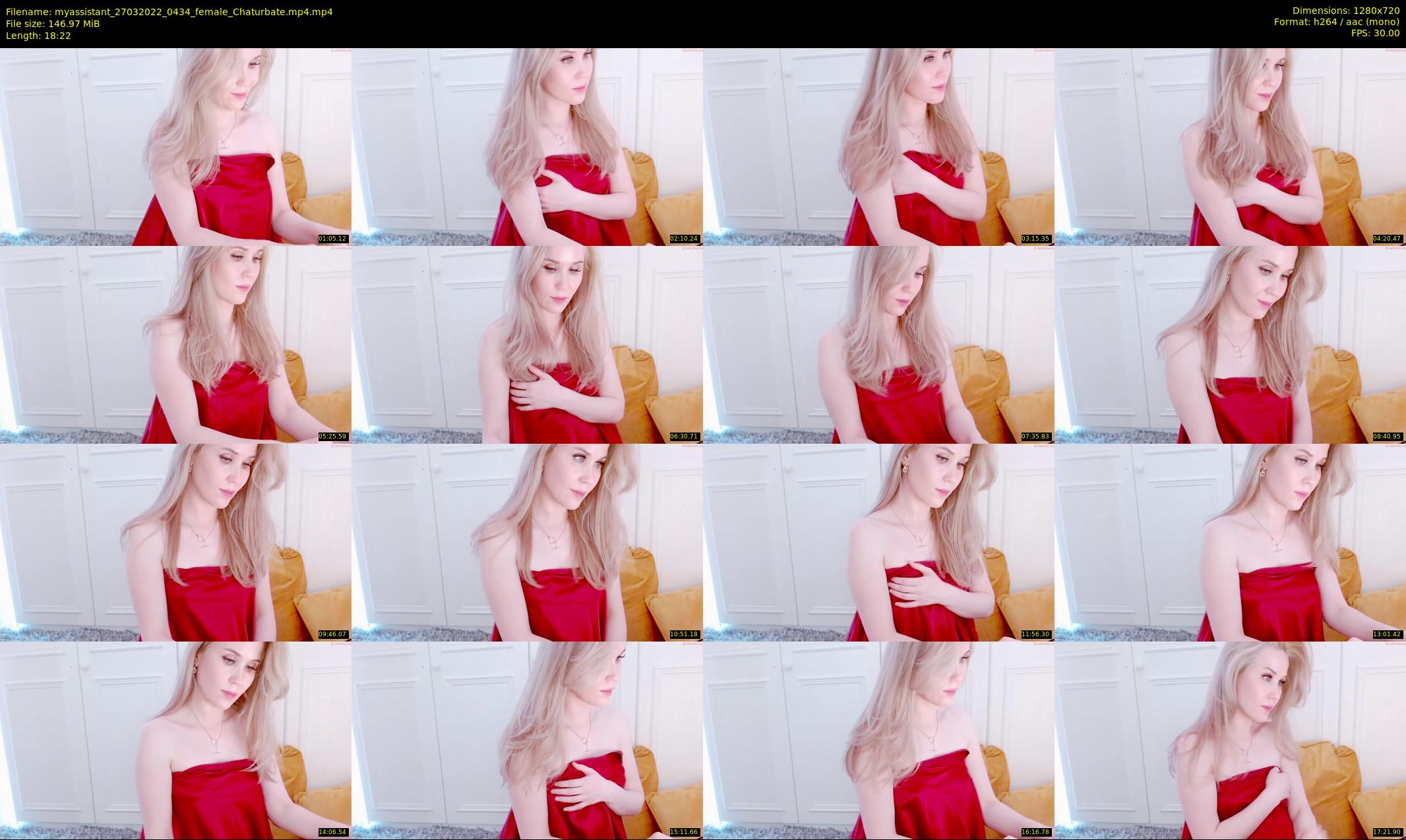 myassistant — 19 minute Chaturbate female cam show recording, 720p, Mar 27, 2022