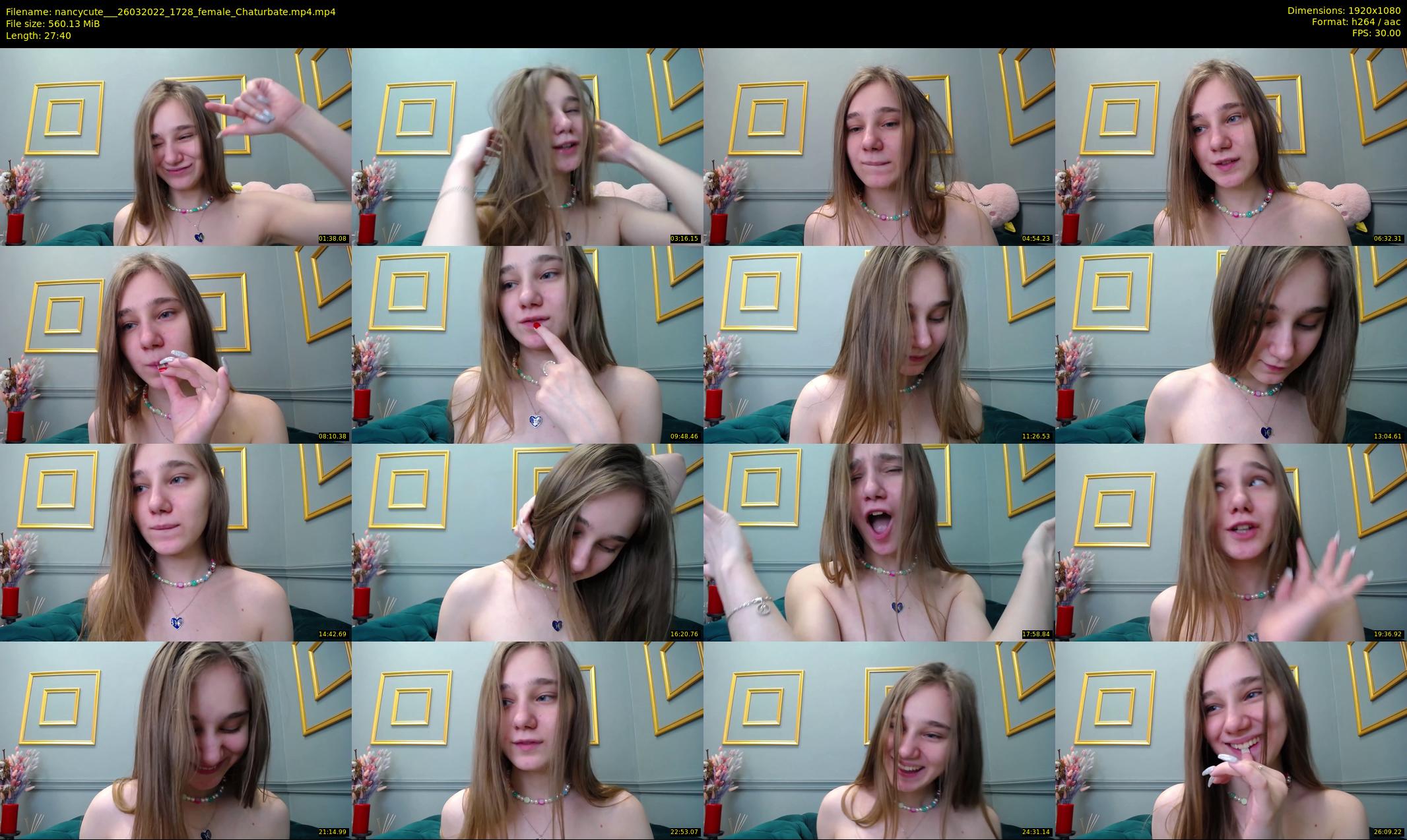 nancycute__ — 28 minute Chaturbate female cam show recording, 1080p, Mar 26, 2022