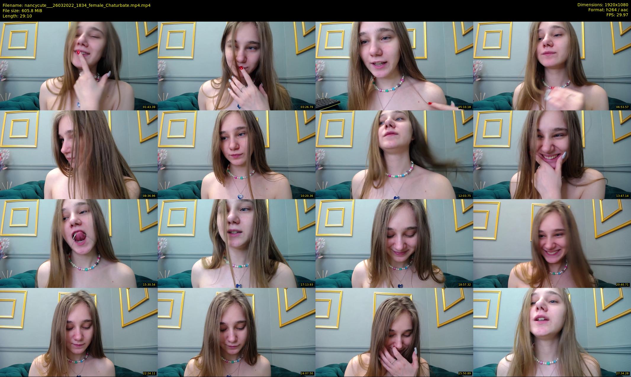 nancycute__ — 30 minute Chaturbate female cam show recording, 1080p, Mar 26, 2022