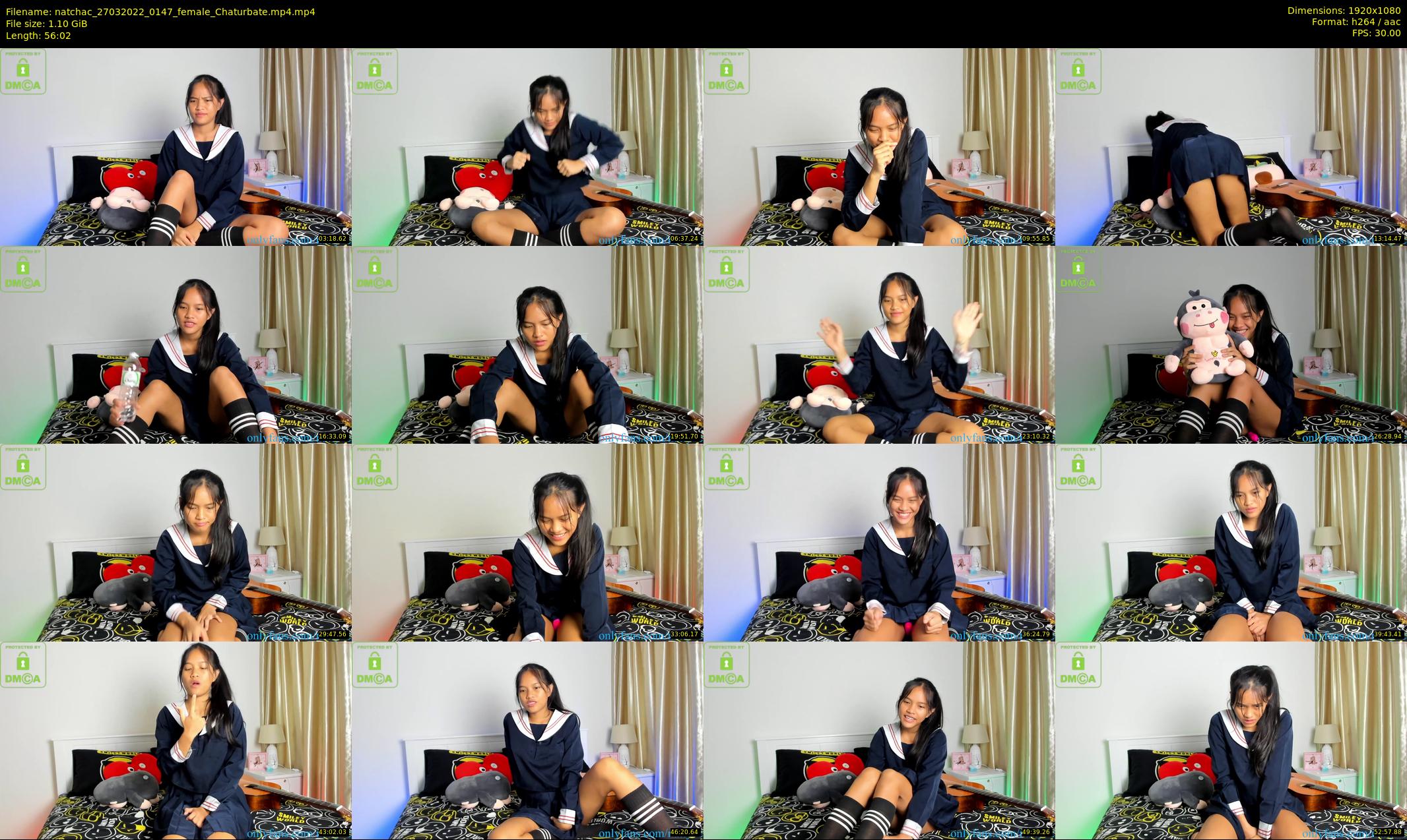 natchac — 57 minute Chaturbate female cam show recording, 1080p, Mar 27, 2022