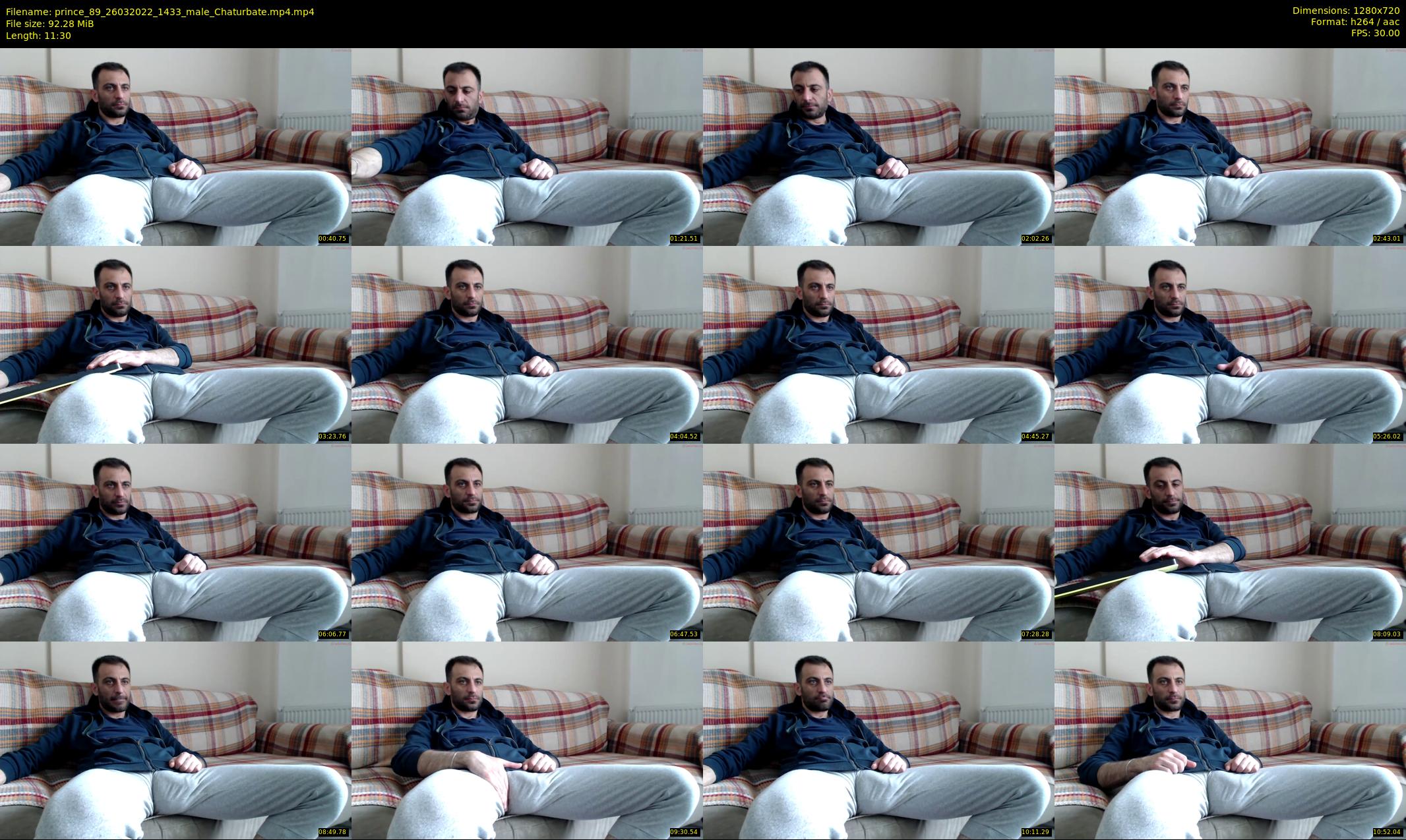 prince_89 — 12 minute Chaturbate male cam show recording, 720p, Mar 26, 2022