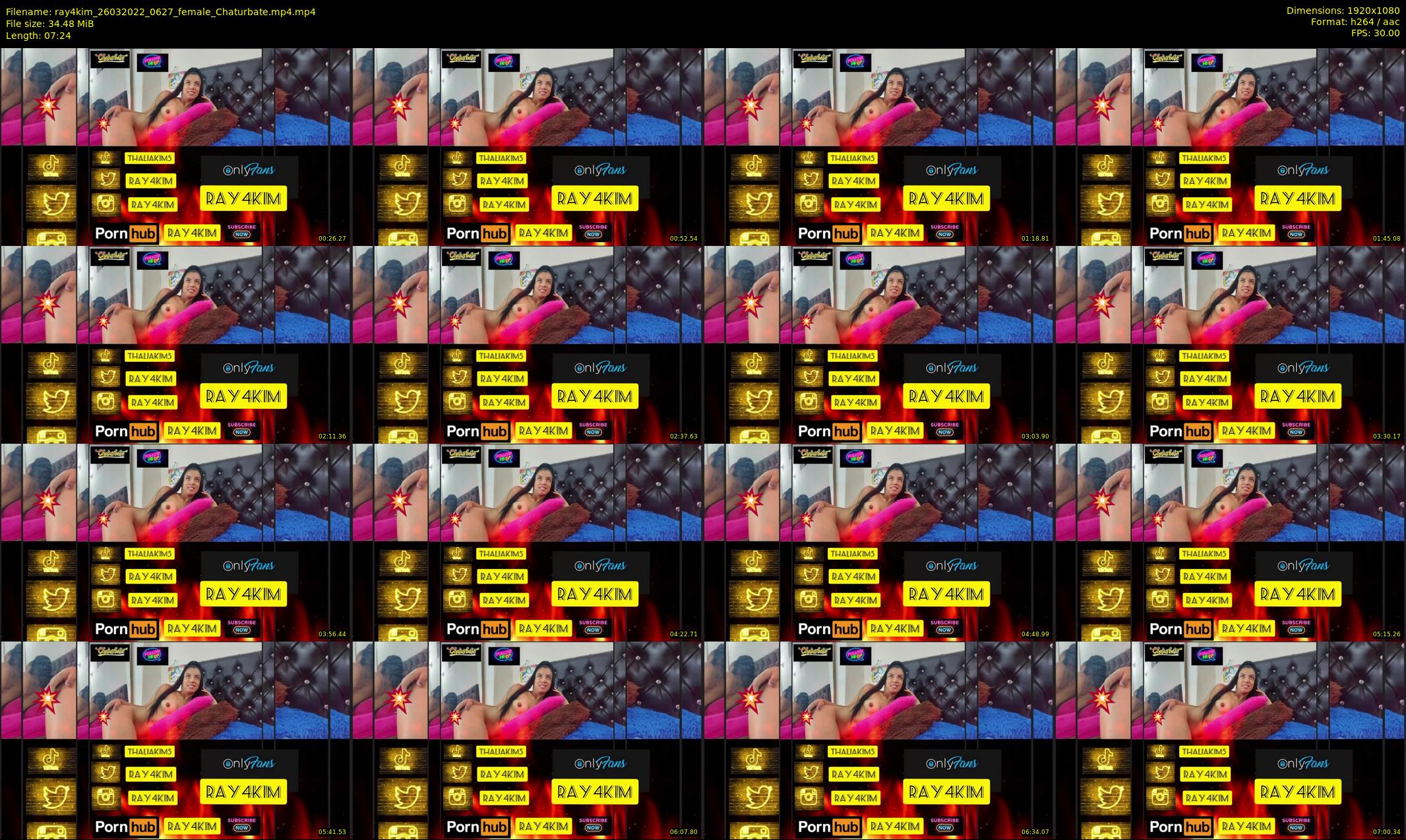 ray4kim — 8 minute Chaturbate couple cam show recording, 1080p, Mar 26, 2022