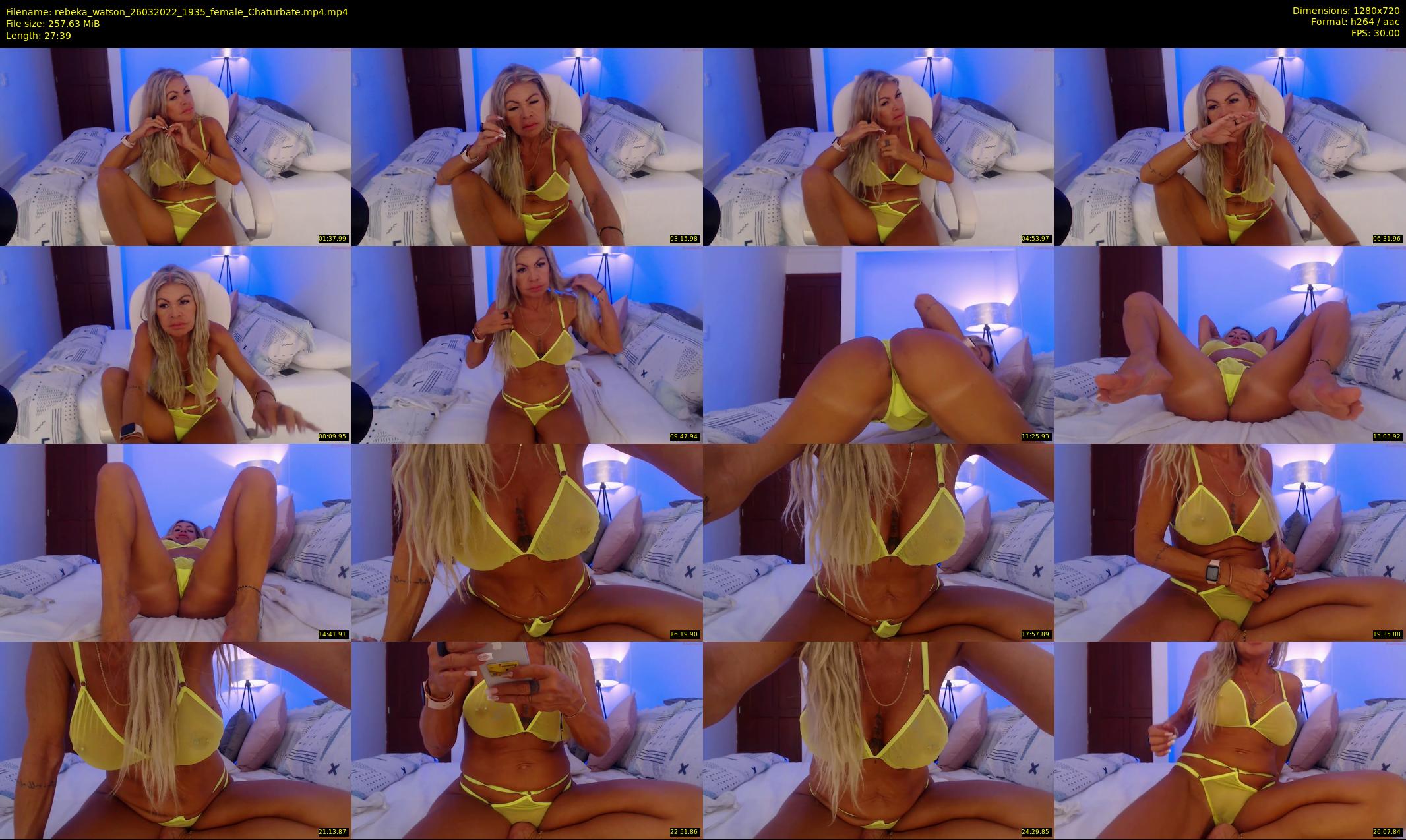 rebeka_watson — 28 minute Chaturbate female cam show recording, 720p, Mar 26, 2022