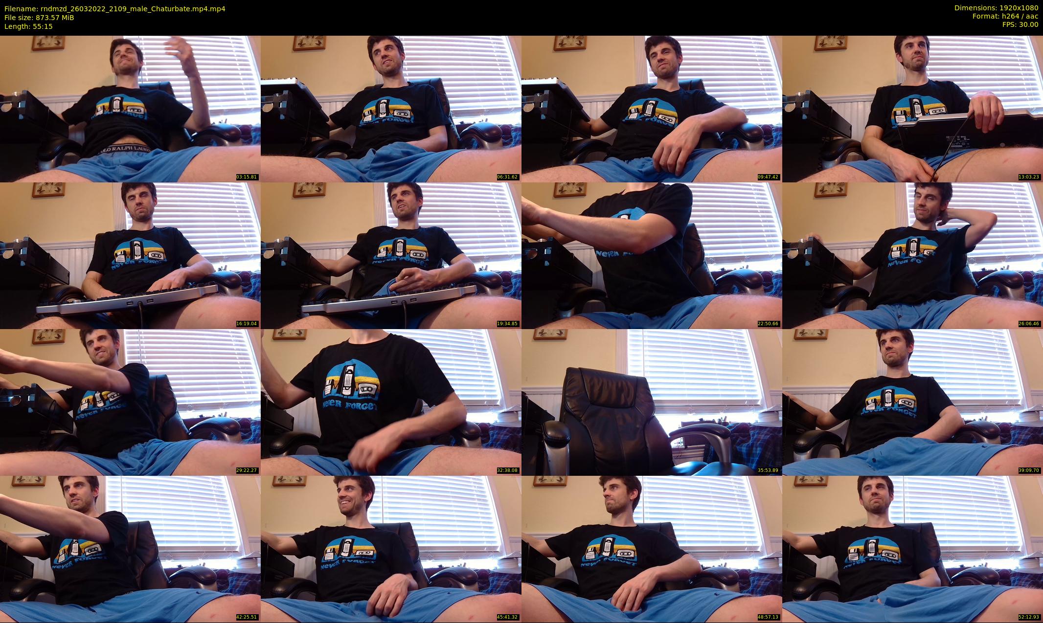 rndmzd — 56 minute Chaturbate male cam show recording, 1080p, Mar 26, 2022