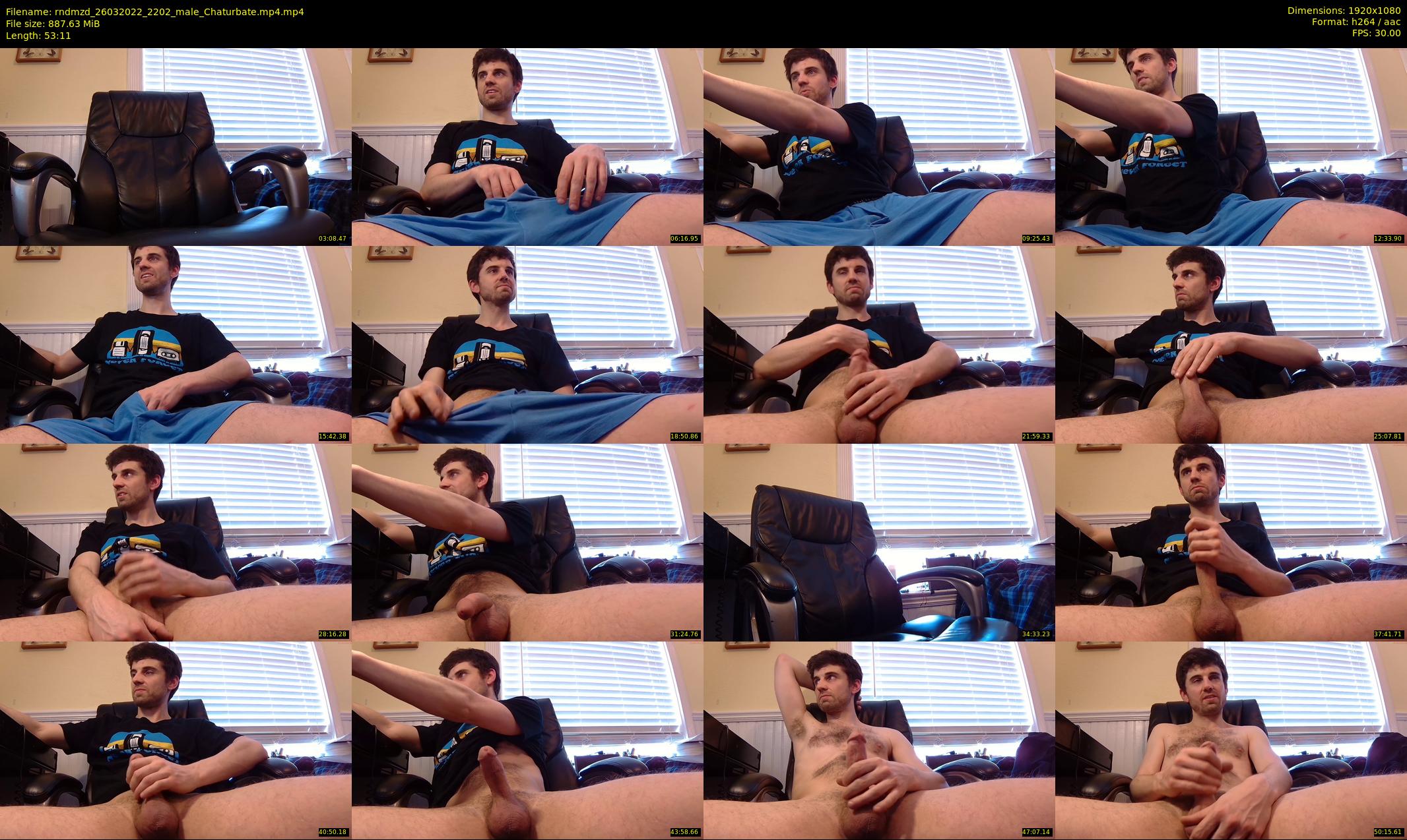 rndmzd — 54 minute Chaturbate male cam show recording, 1080p, Mar 26, 2022