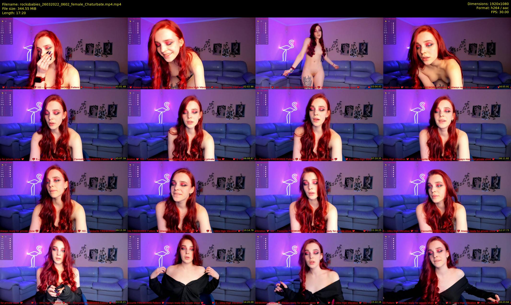 rocksbabies — 18 minute Chaturbate female cam show recording, 1080p, Mar 26, 2022