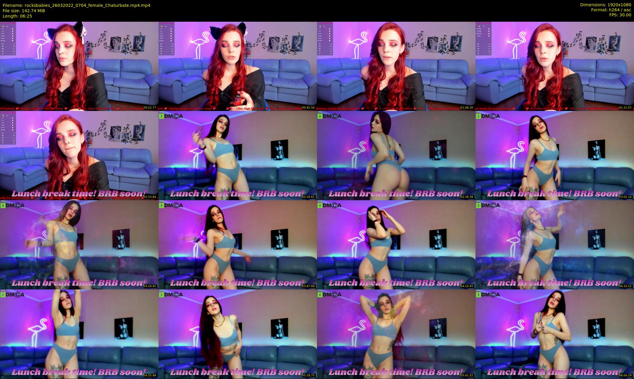 rocksbabies — 7 minute Chaturbate female cam show recording, 1080p, Mar 26, 2022