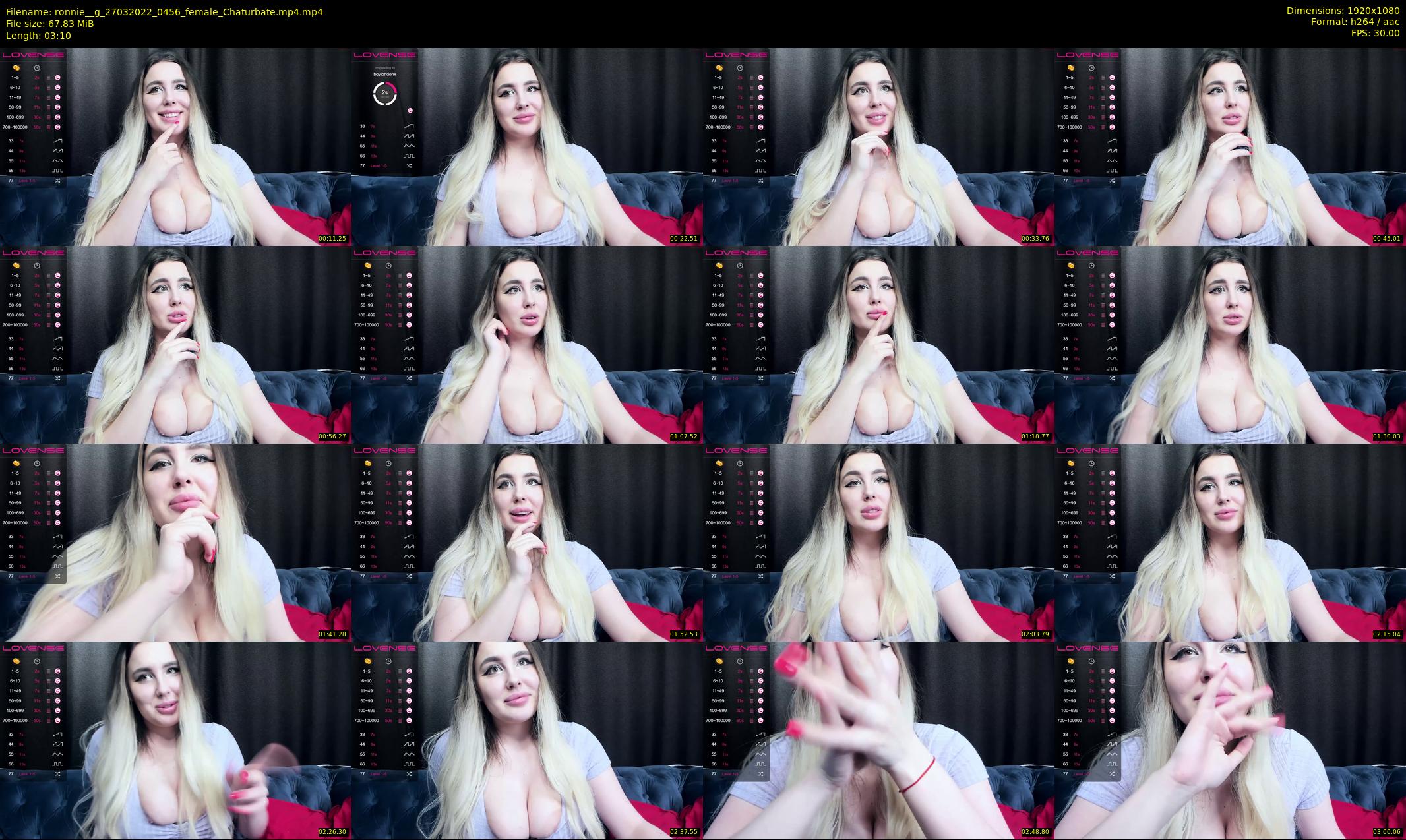 ronnie__g — 4 minute Chaturbate female cam show recording, 1080p, Mar 27, 2022