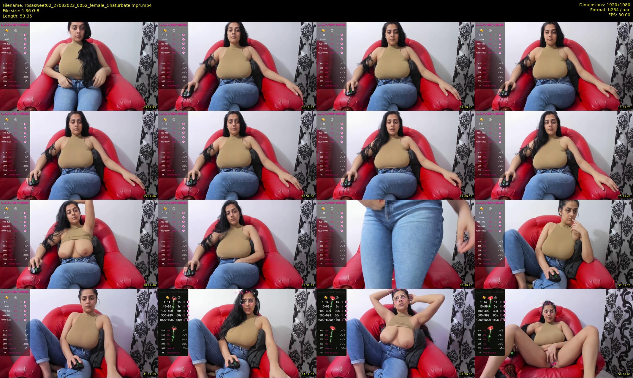 rosasweet02 — 54 minute Chaturbate female cam show recording, 1080p, Mar 27, 2022