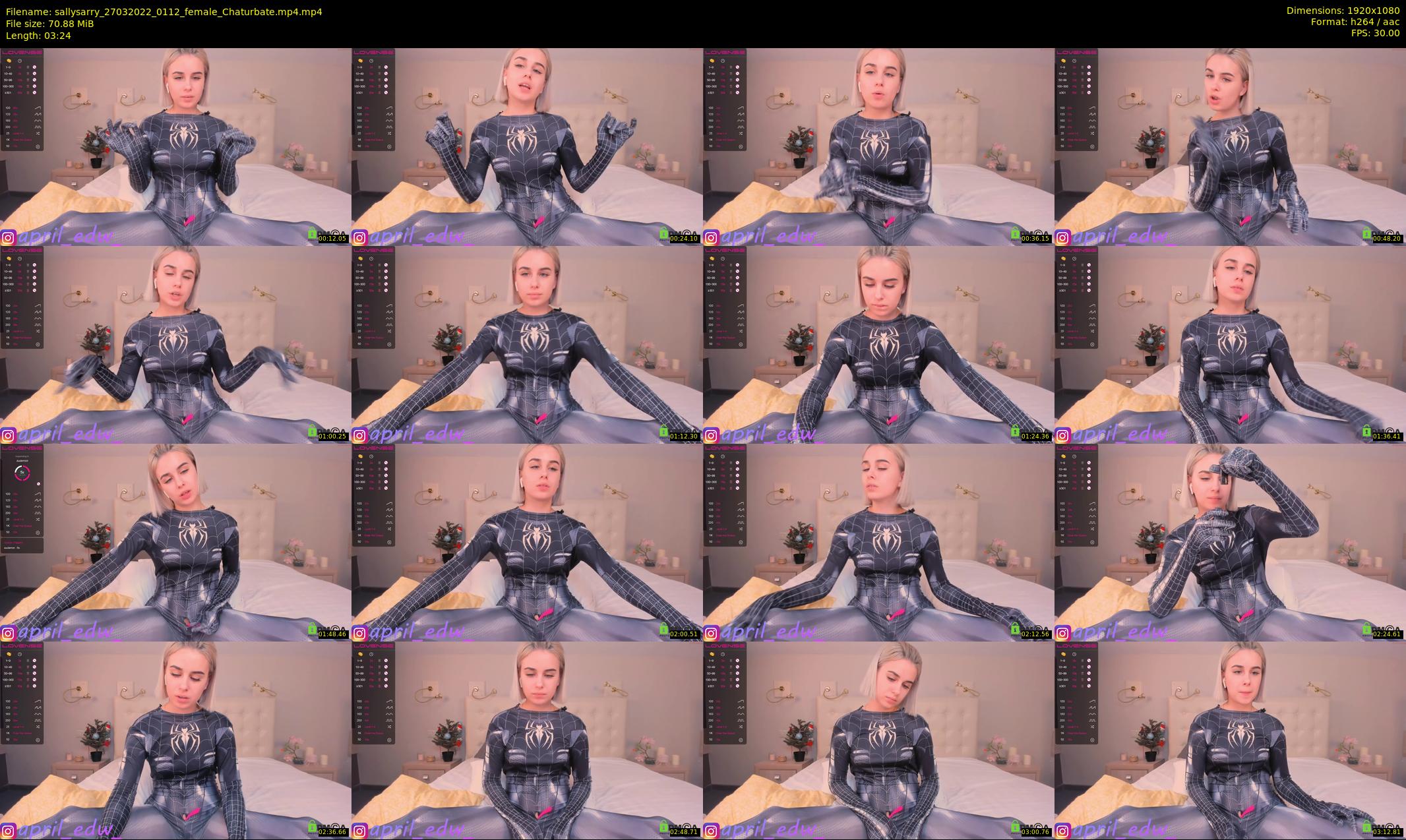 sallysarry — 4 minute Chaturbate couple cam show recording, 1080p, Mar 27, 2022
