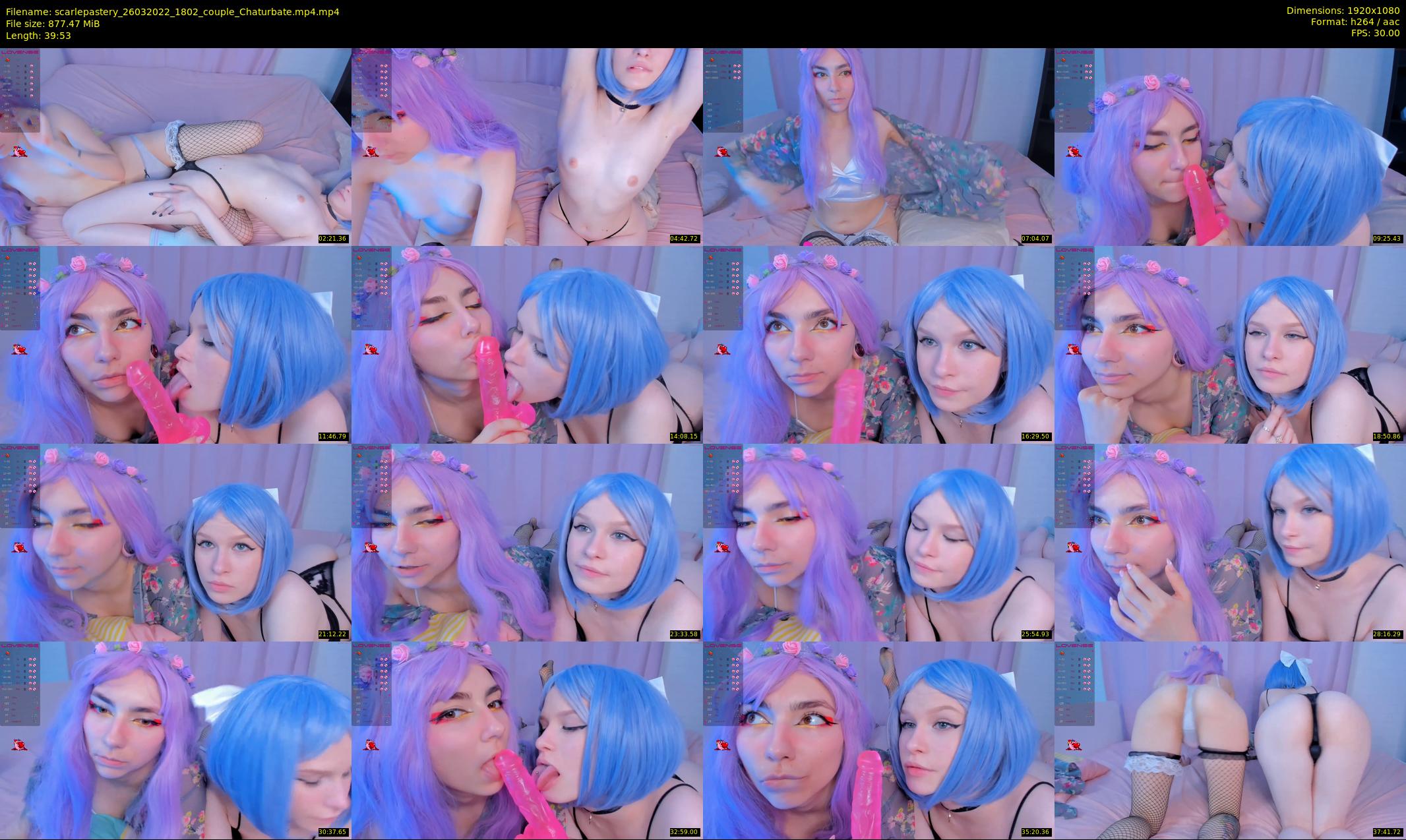scarlepastery — 40 minute Chaturbate couple cam show recording, 1080p, Mar 26, 2022