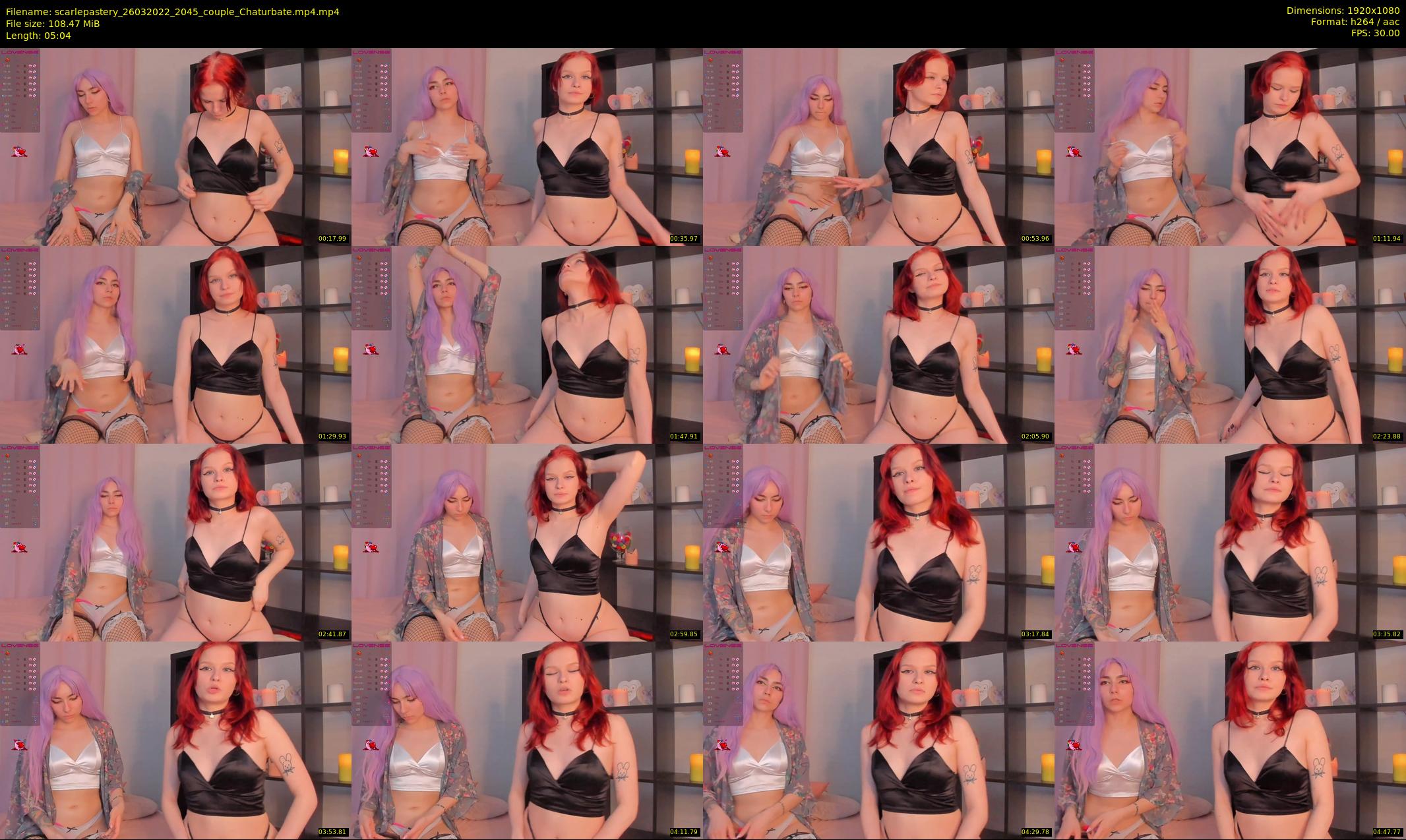 scarlepastery — 6 minute Chaturbate couple cam show recording, 1080p, Mar 26, 2022