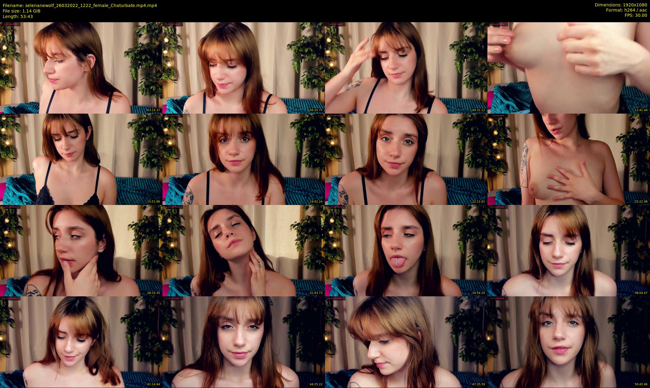 selenanewolf — 54 minute Chaturbate couple cam show recording, 1080p, Mar 26, 2022