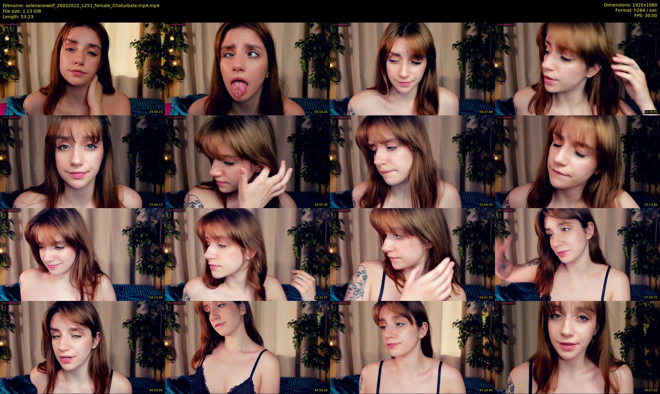 selenanewolf — 54 minute Chaturbate couple cam show recording, 1080p, Mar 26, 2022