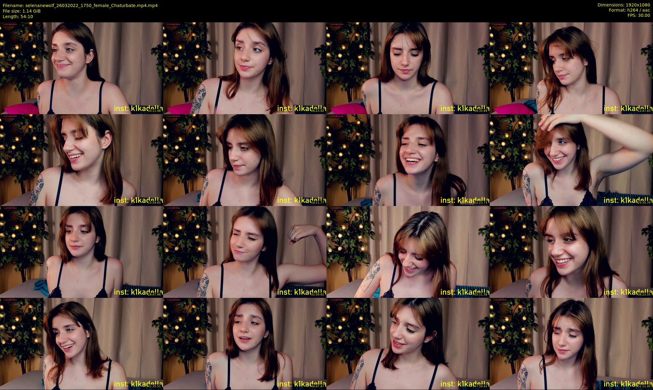 selenanewolf — 55 minute Chaturbate couple cam show recording, 1080p, Mar 26, 2022