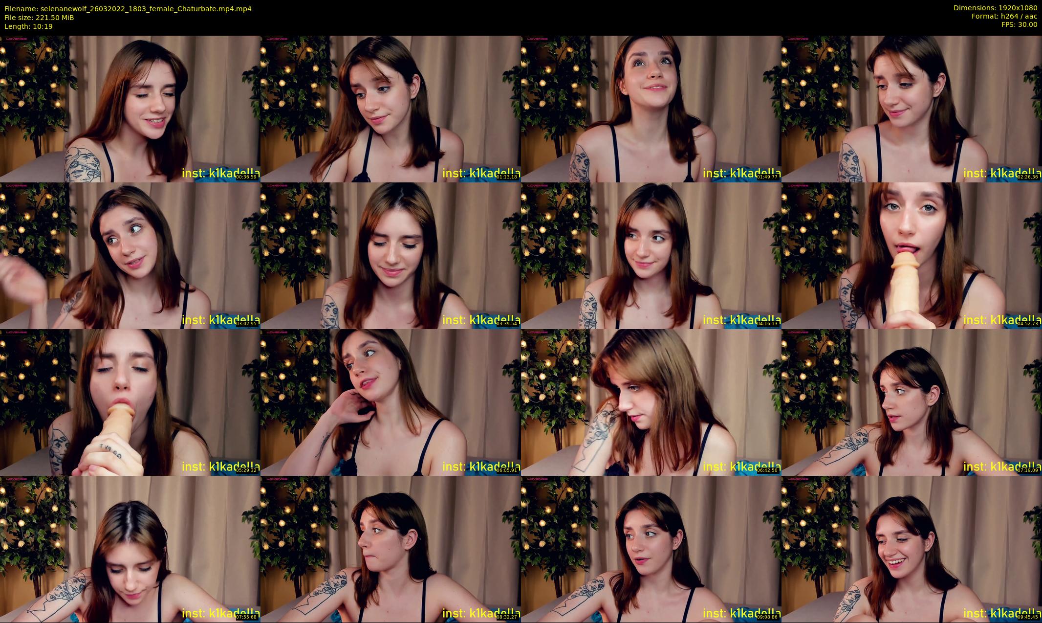 selenanewolf — 11 minute Chaturbate couple cam show recording, 1080p, Mar 26, 2022