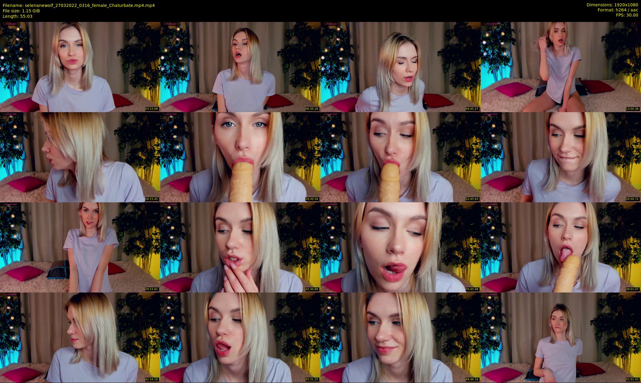 selenanewolf — 56 minute Chaturbate couple cam show recording, 1080p, Mar 27, 2022