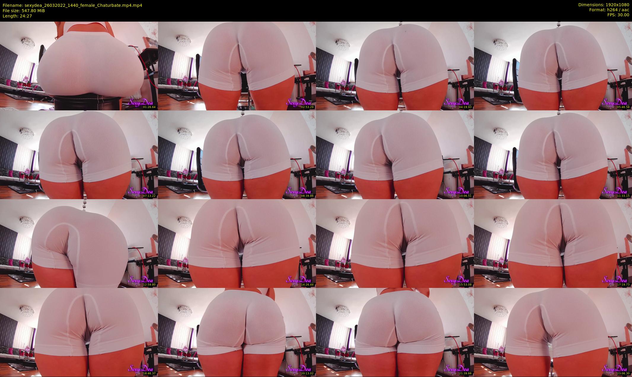 sexydea — 25 minute Chaturbate female cam show recording, 1080p, Mar 26, 2022