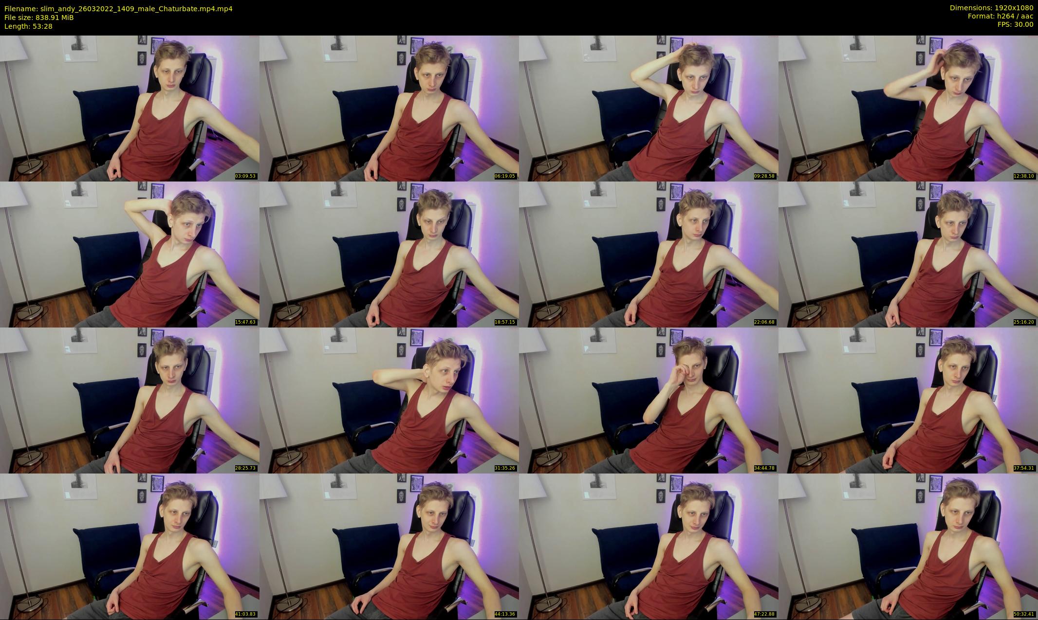 slim_andy — 54 minute Chaturbate male cam show recording, 1080p, Mar 26, 2022